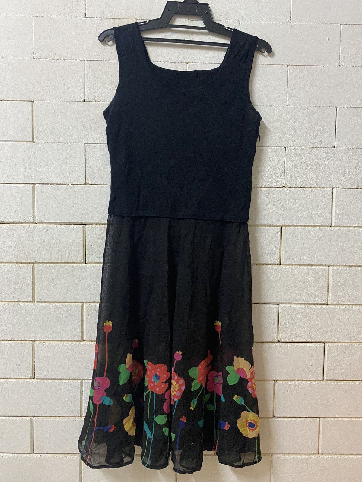 Sonia Rykiel Sonia Rykiel Sleeveless Floral Dress Size S / US 4 / IT 40 - 1 Thumbnail