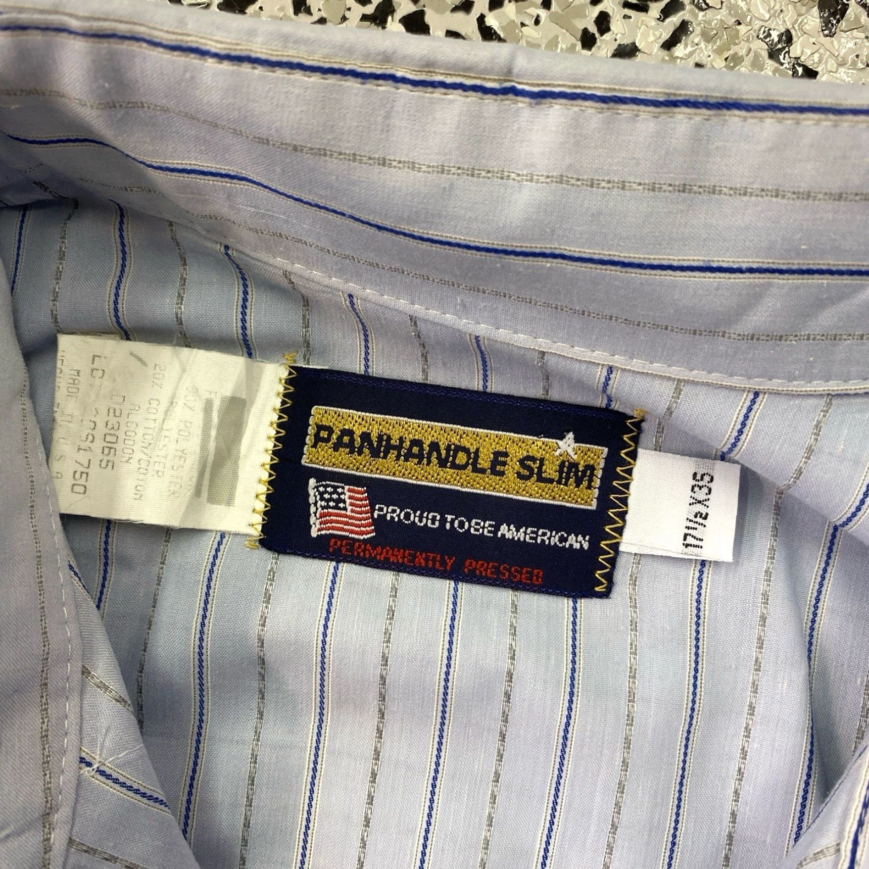 Vintage VINTAGE Panhandle Slim White Stripe Pearl Snap Western Shirt Men's XL Size US XL / EU 56 / 4 - 5 Thumbnail