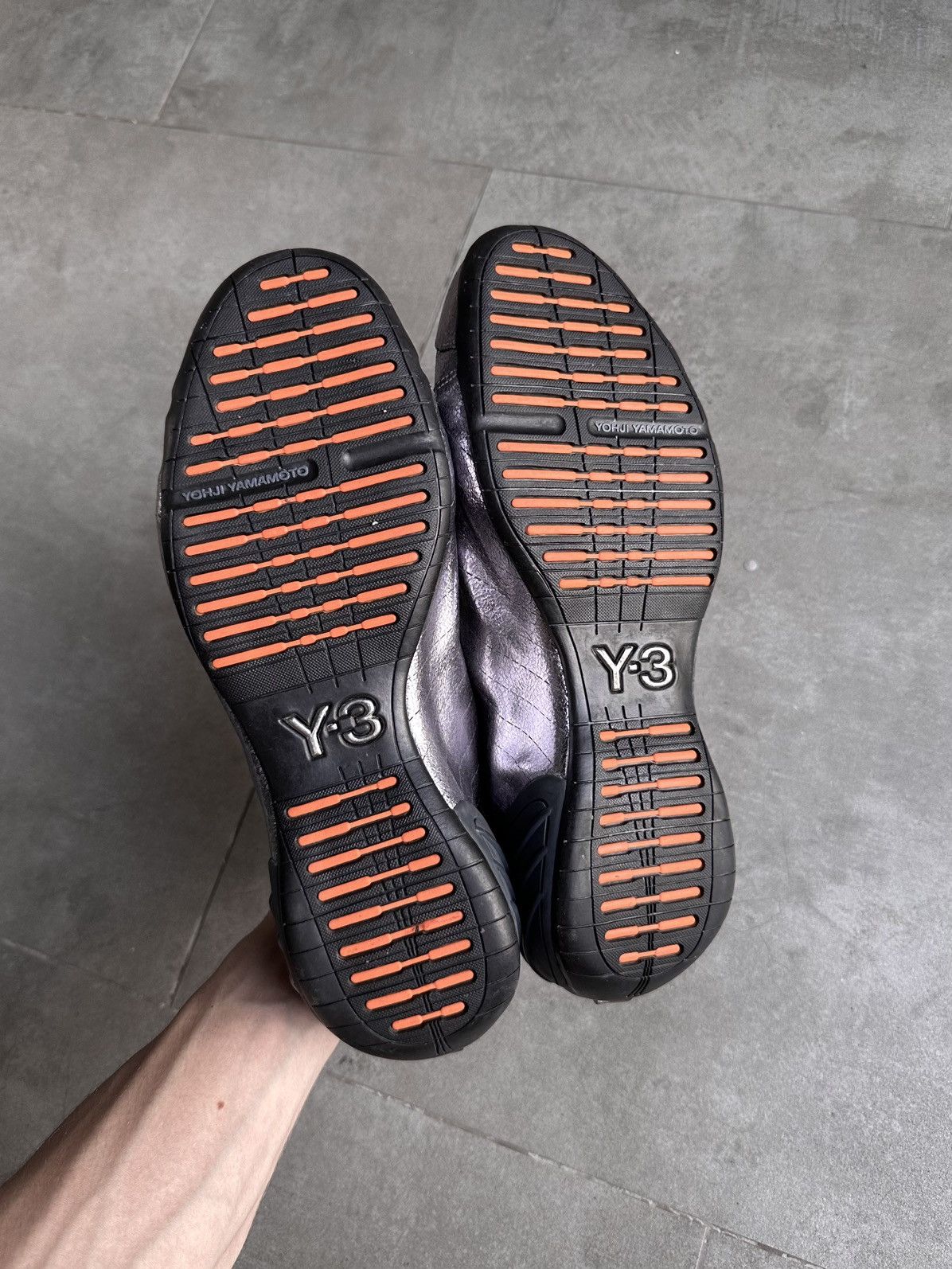 Y-3 2005 FUTURISTIC MULE SNEAKERS Size US 11.5 / EU 44-45 - 8 Thumbnail