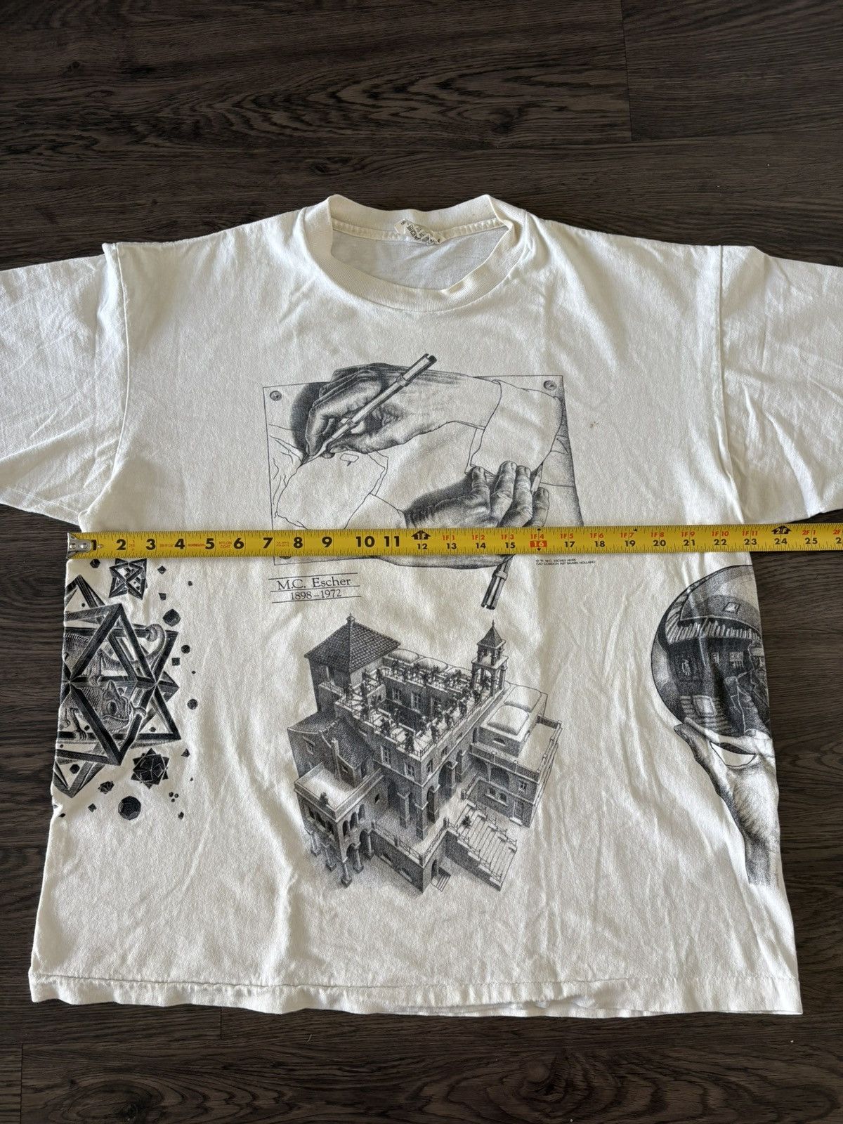 Vintage Mc Escher Vintage T Shirt 1991 Size US XL / EU 56 / 4 - 5 Thumbnail