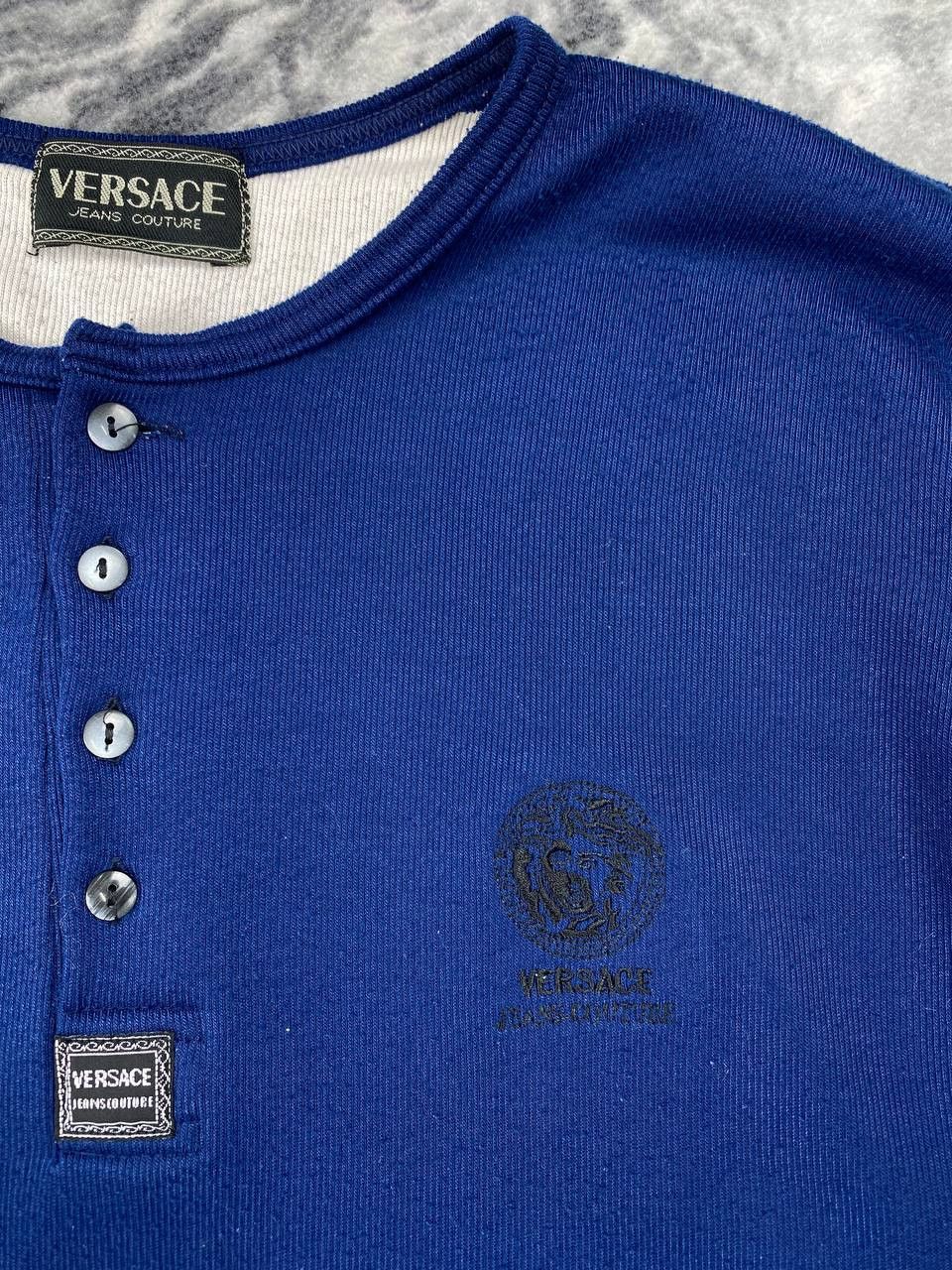 Versace Gianni Versace Collection T Shirt Men Size M Blue Size US M / EU 48-50 / 2 - 2 Thumbnail