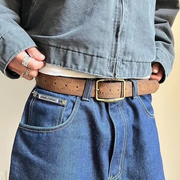 Cowboy Equipment Takako x Yuki style american western floral rustic boho belt Size ONE SIZE - 3 Thumbnail