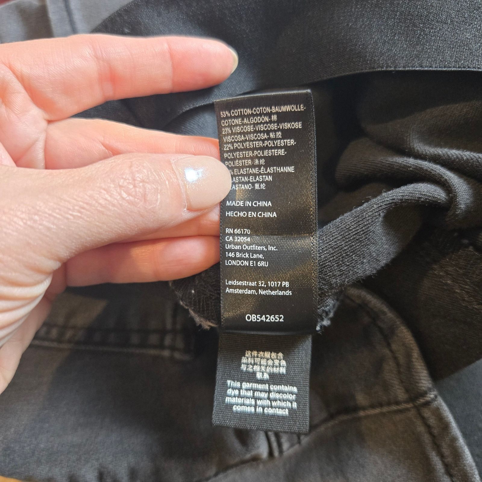 Free People Free People We the Free Penny Pull-On Flare raw hem 31 black Size 31" - 6 Thumbnail