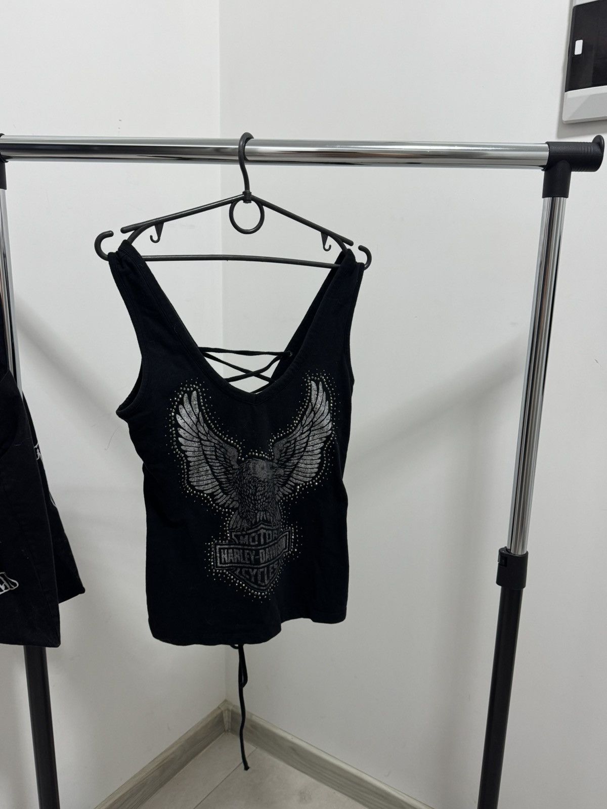 Harley Davidson Harley-Davidson eagle lace-up tank top Size M / US 6-8 / IT 42-44 - 1 Thumbnail