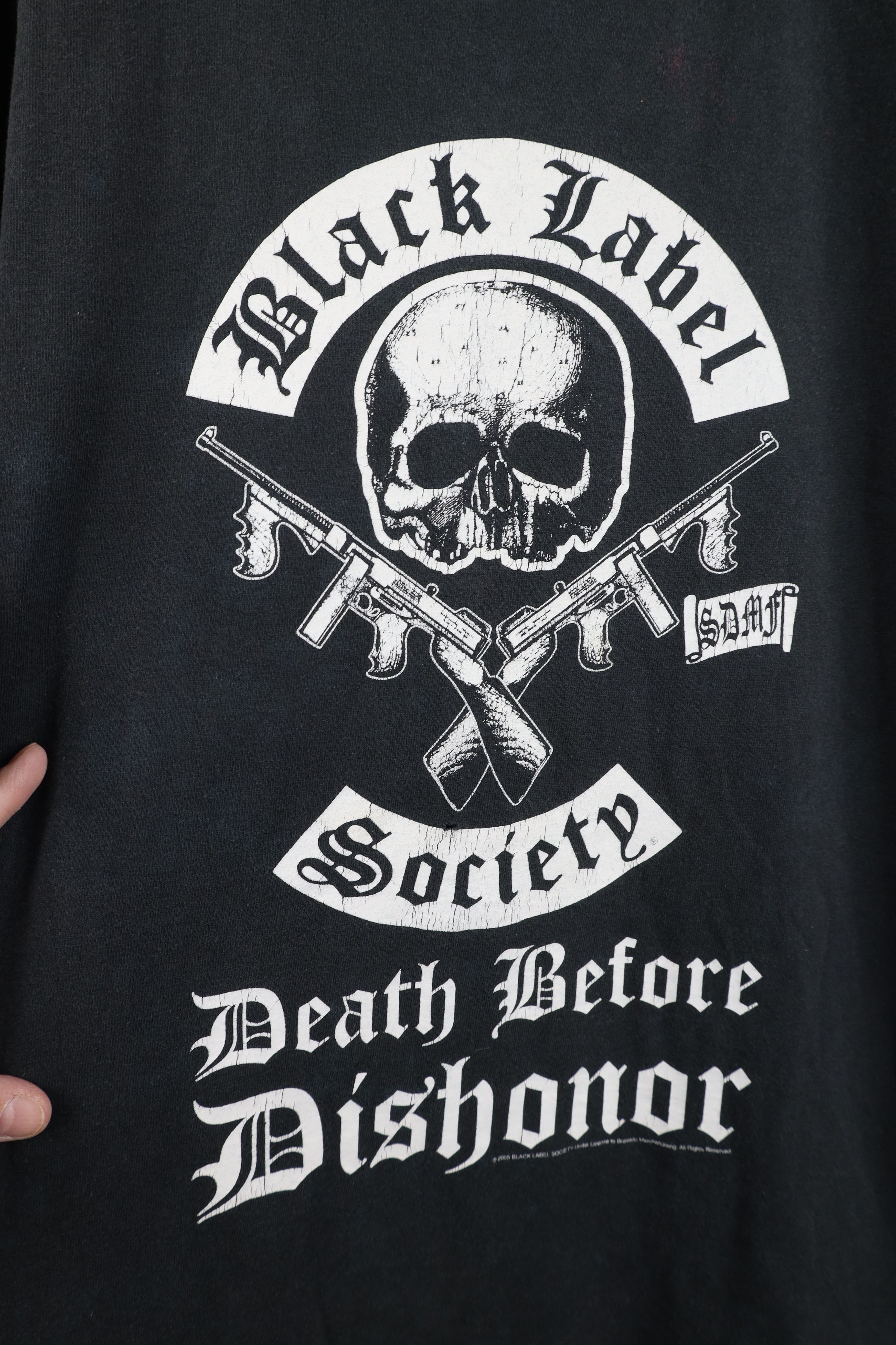 Vintage Vintage Label Society Death Before Dishonor Band T-Shirt Size US XXL / EU 58 / 5 - 4 Thumbnail