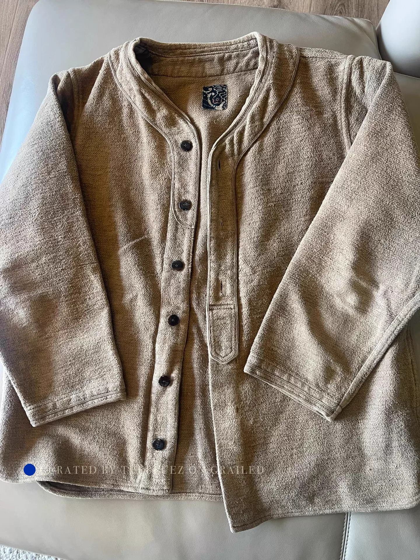 Visvim Beige Long Sleeve Dugout Jacket Size US L / EU 52-54 / 3 - 1 Thumbnail