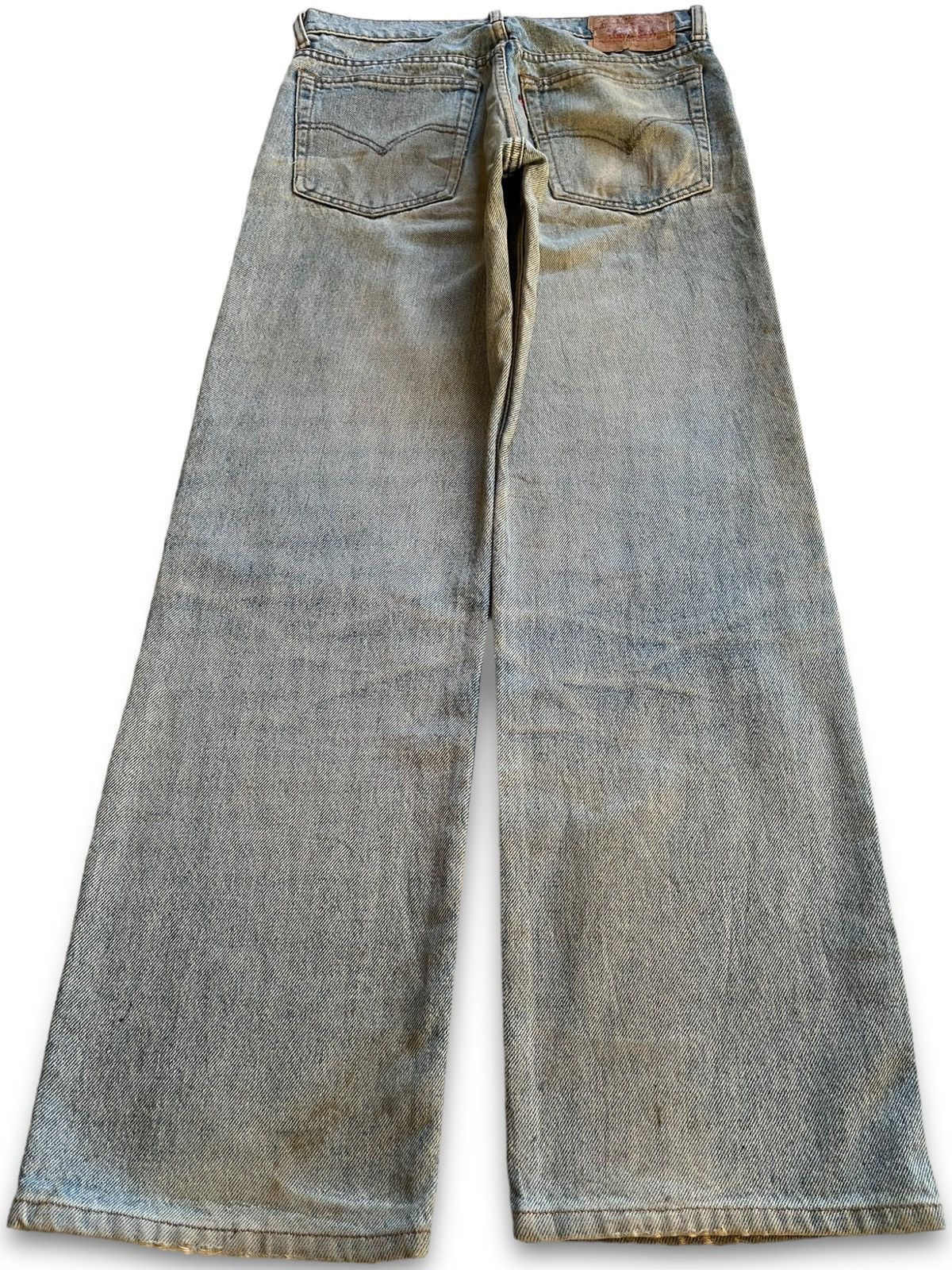 Levi's × Levi's Vintage Clothing Vintage 90s Levis 515 Mud Wash Distressed Loose Jeans Size US 29 - 2 Thumbnail