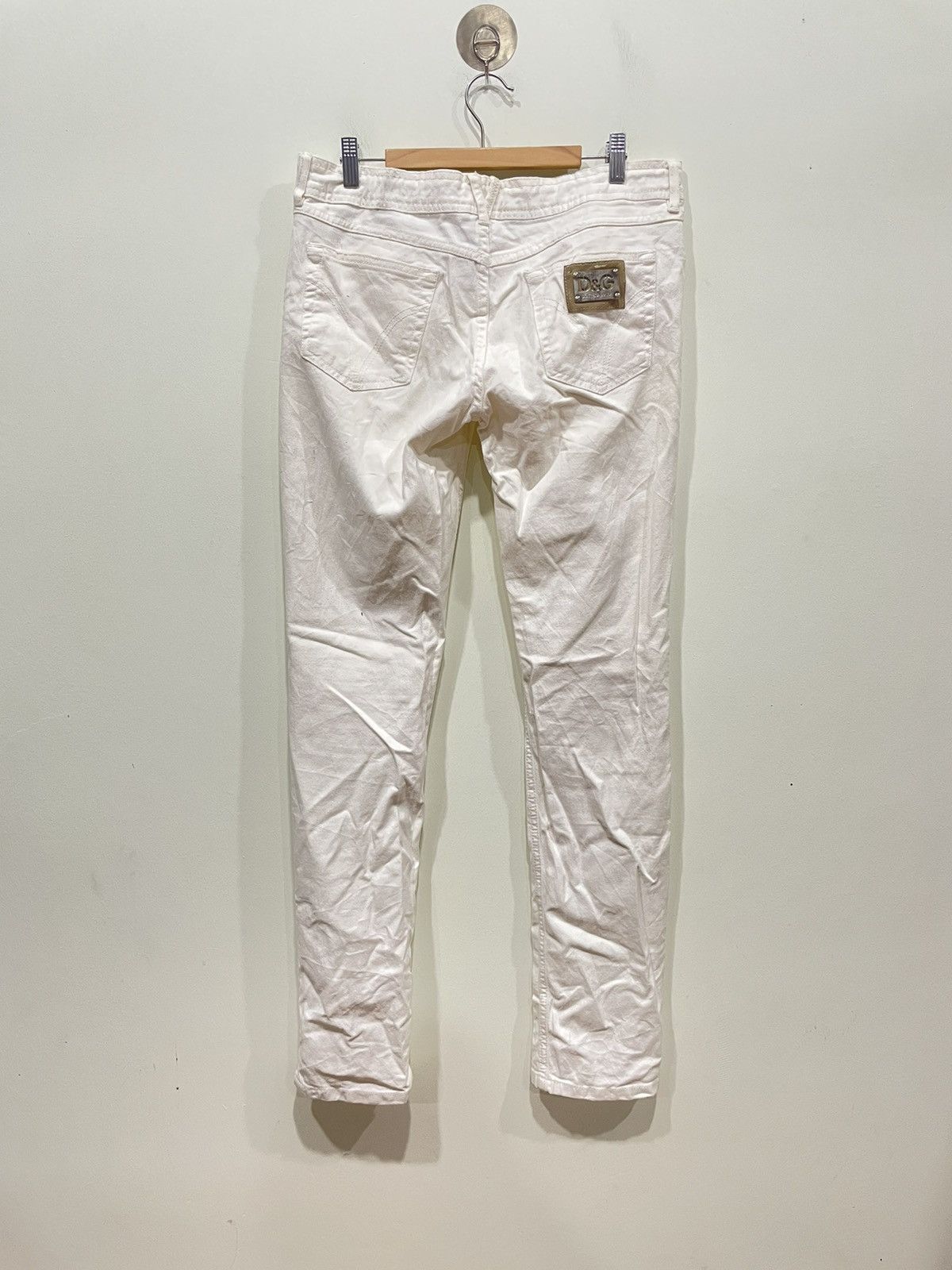Dolce & Gabbana Dolce & Gabbana White Pants Size 34" / US 12 / IT 48 - 2 Thumbnail
