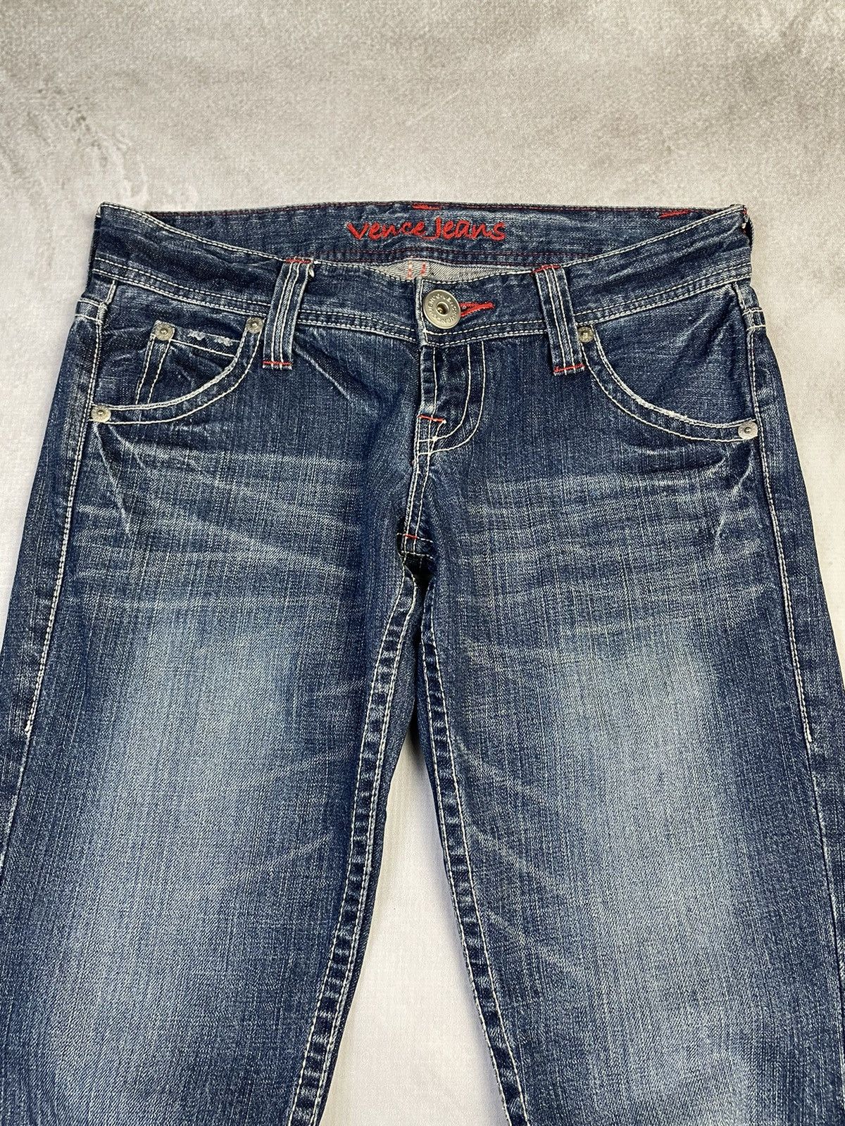 If Six Was Nine 2000s Vence 🇯🇵 Spiral Cut Flare Jeans Size US 30 / EU 46 - 3 Thumbnail