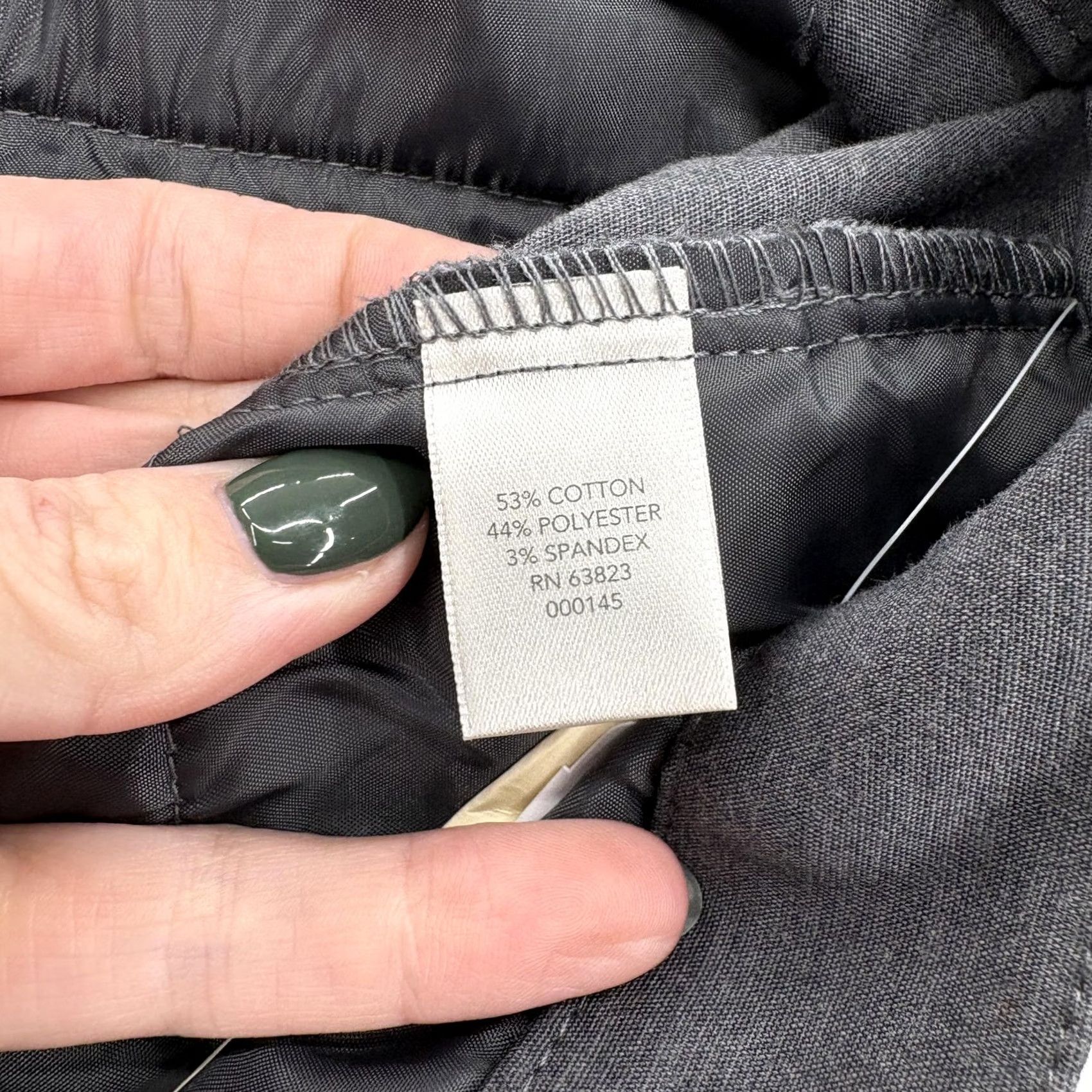 Vintage Christopher & Banks Pants Womens 16 Gray Dress Pants Straight Leg Size 38" / US 16 / IT 52 - 6 Thumbnail