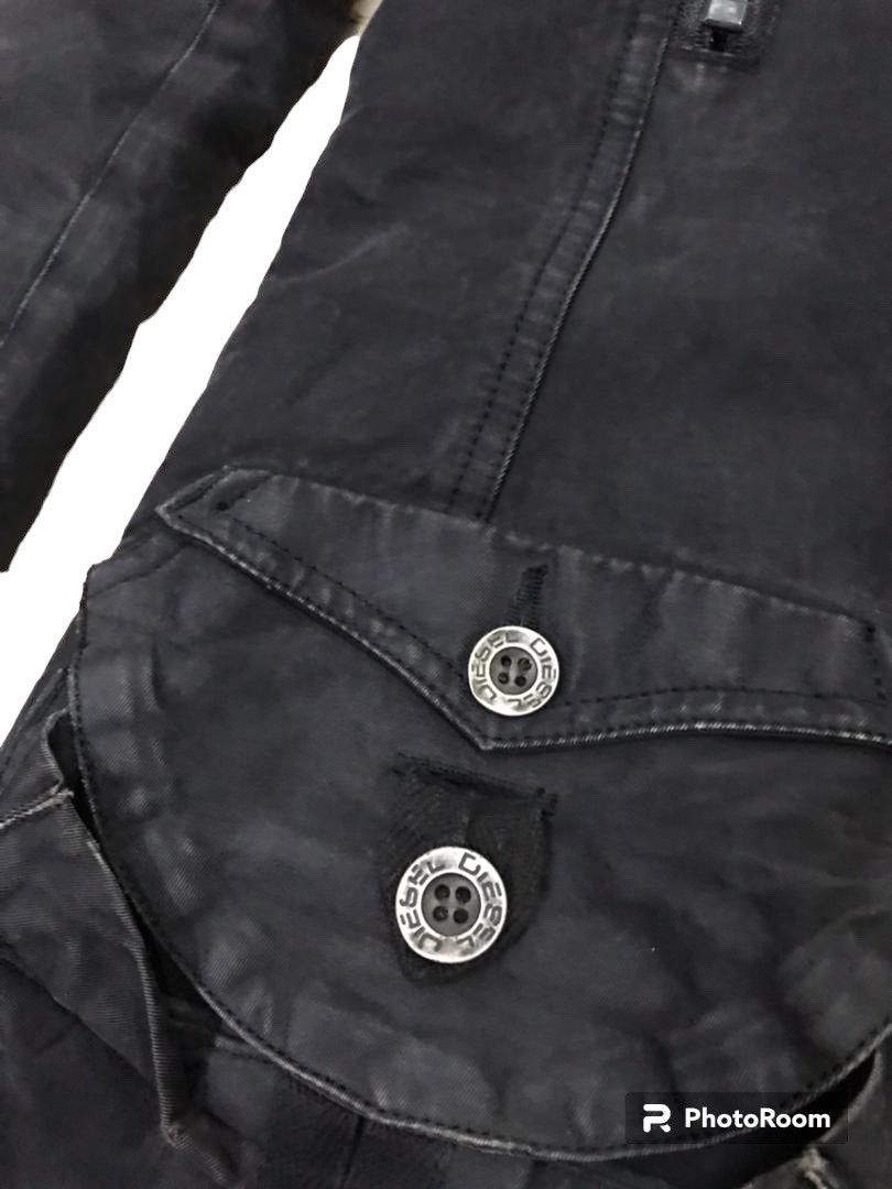Diesel 💥Diesel Military Mink Fur Hoodie Jacket Size XS / US 0-2 / IT 36-38 - 6 Thumbnail