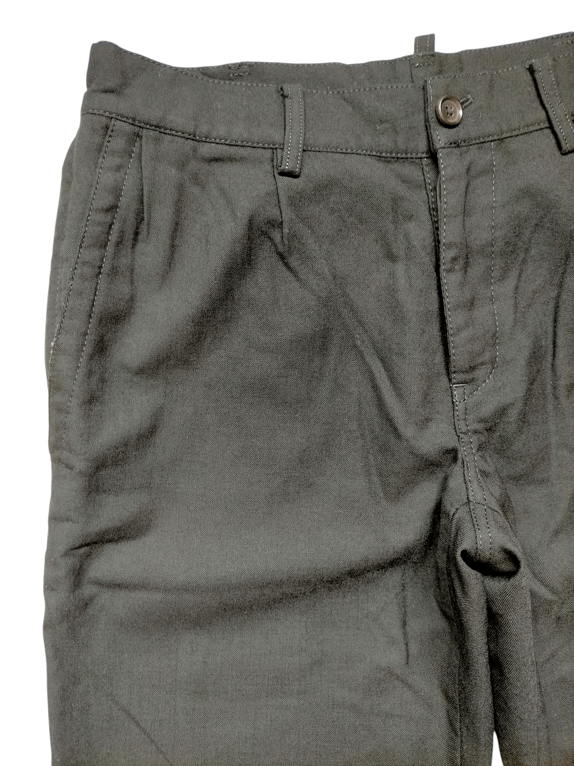 Yohji Yamamoto Y'S Yohji Yamamoto Rayon Wool Trouser Black Pants Size US 32 / EU 48 - 6 Thumbnail