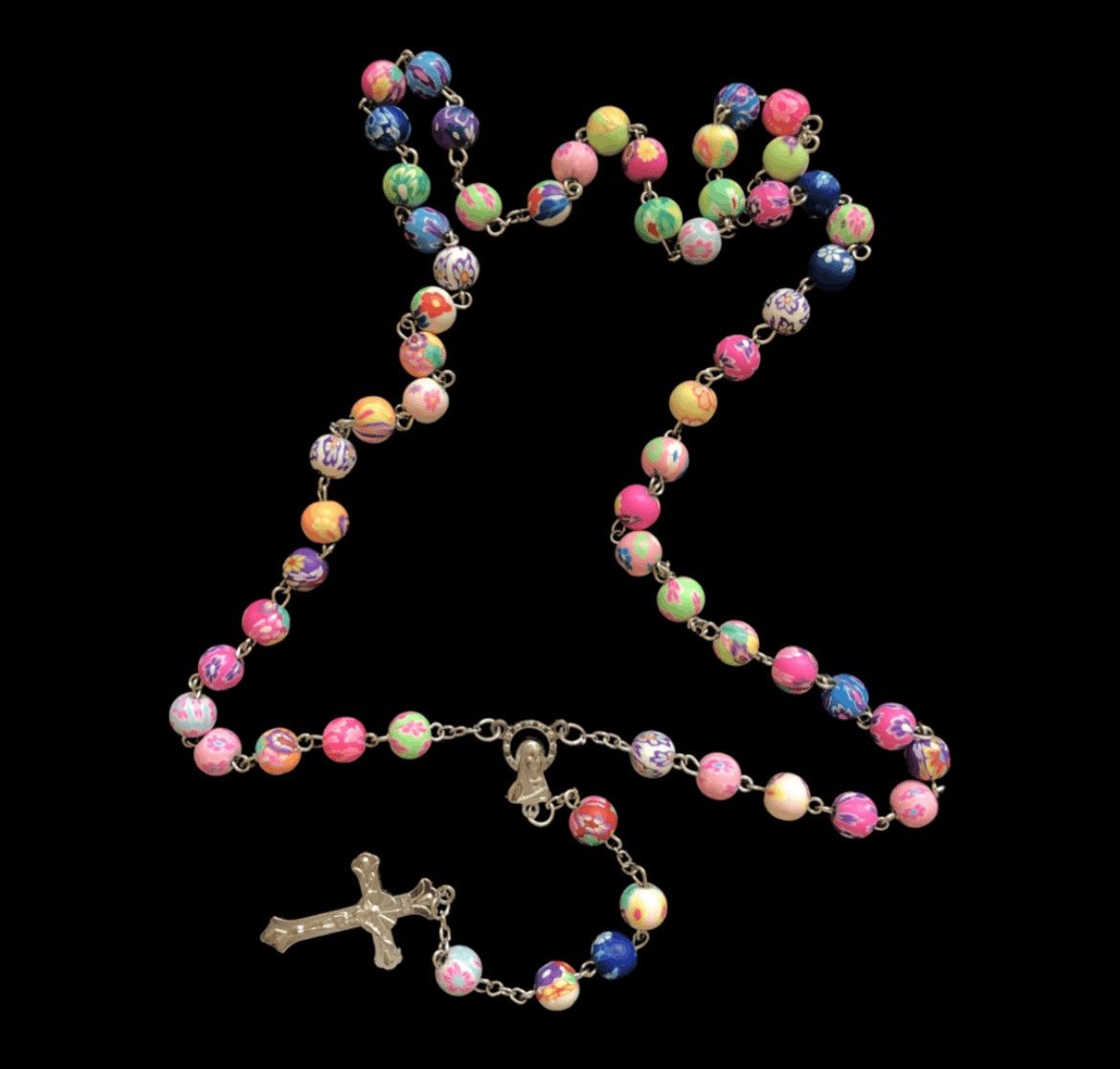 Jewelry Saint Benedict Rosary Necklace Chain Catholic Church Jesus Size ONE SIZE - 4 Thumbnail