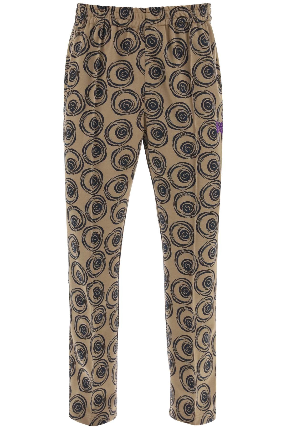 image of Baracuta Jacquard Jersey Track Pants in Nero, Men's (Size 35)