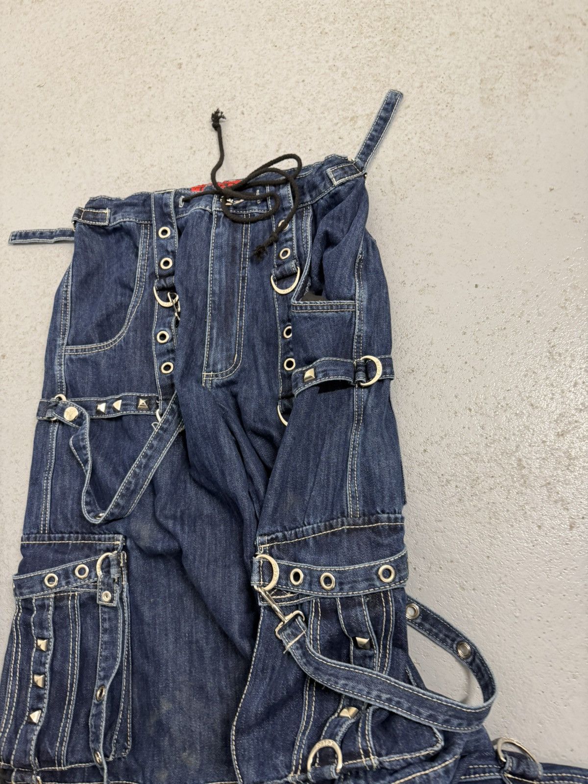 Tripp NYC Tripp Nyc Multi-laces Rivets Wide Transformed Pants Size US 32 / EU 48 - 10 Thumbnail