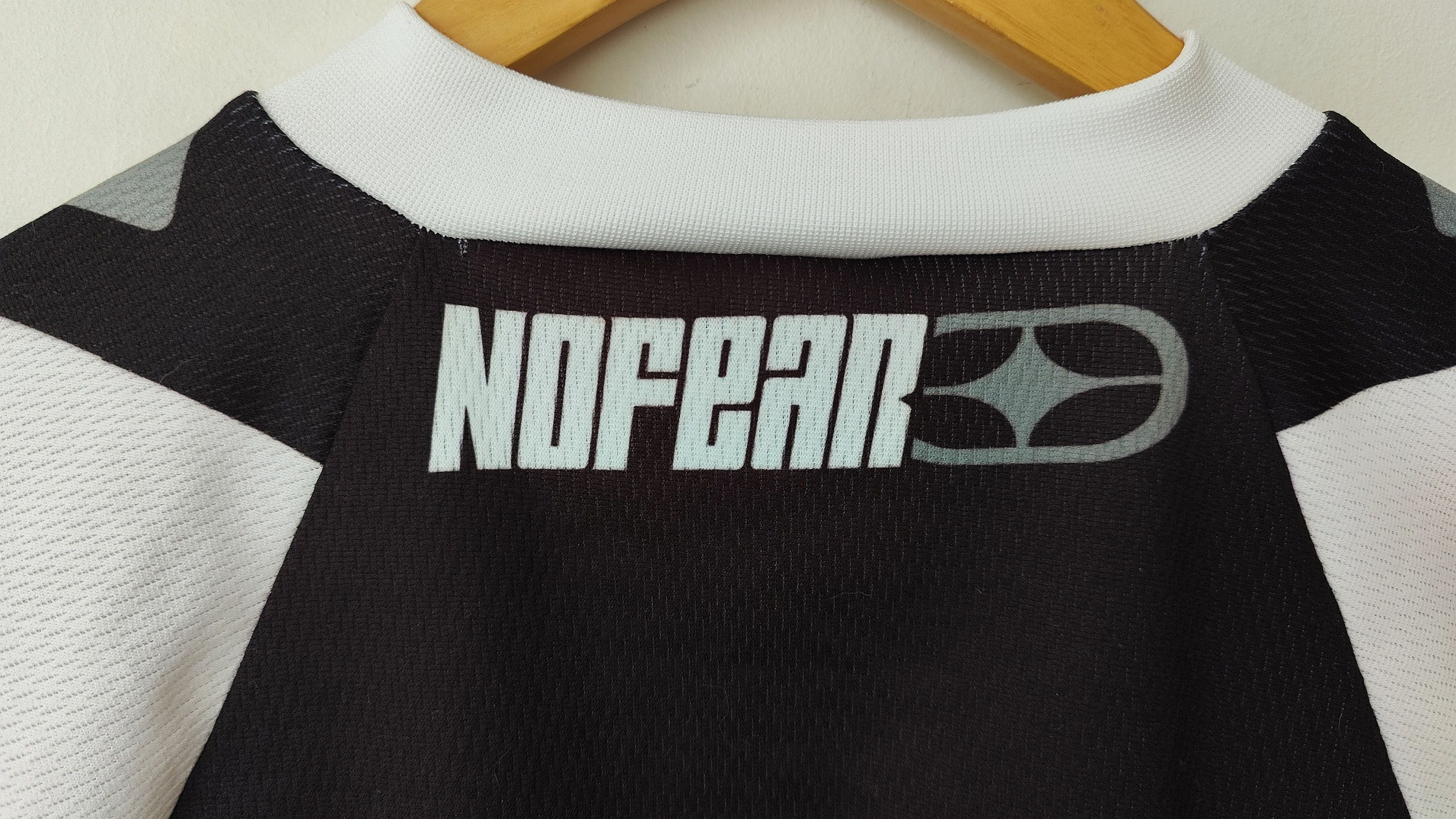 No Fear × Vintage RARE No Fear Big Logo VTG 90s Bike Racing Jersey Size US M / EU 48-50 / 2 - 6 Thumbnail