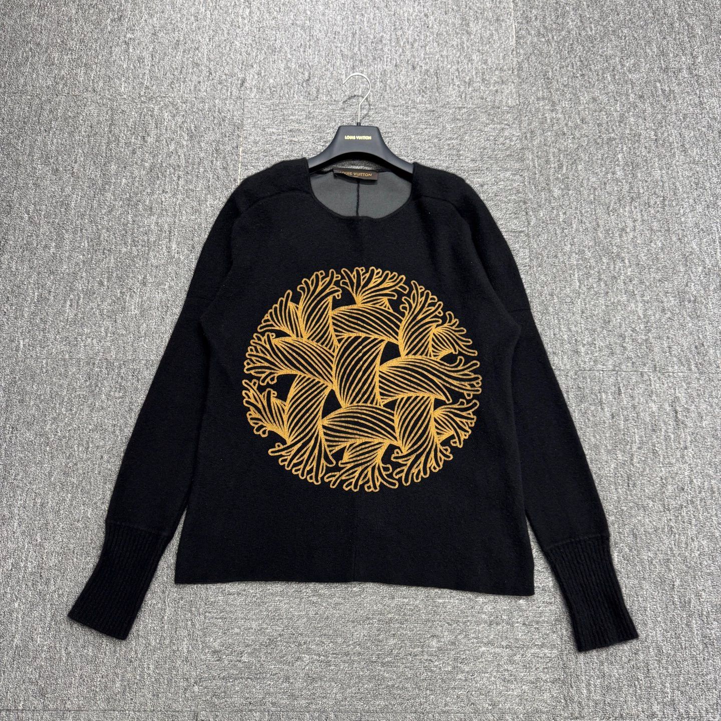 Louis Vuitton LV x HF Rope Print Cashmere Hoodie M 95 New Size US M / EU 48-50 / 2 - 1 Thumbnail
