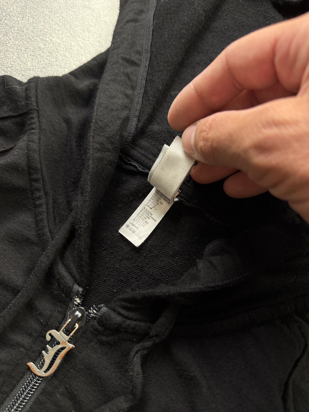 John Galliano John Galliano Zip Archive Avant Garde Hoodie Mens Black Size US XS / EU 42 / 0 - 7 Thumbnail