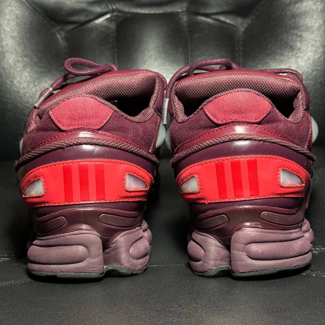 Adidas × Raf Simons Adidas Raf Simons Ozweego Burgundy Size US 11 / EU 44 - 2 Thumbnail