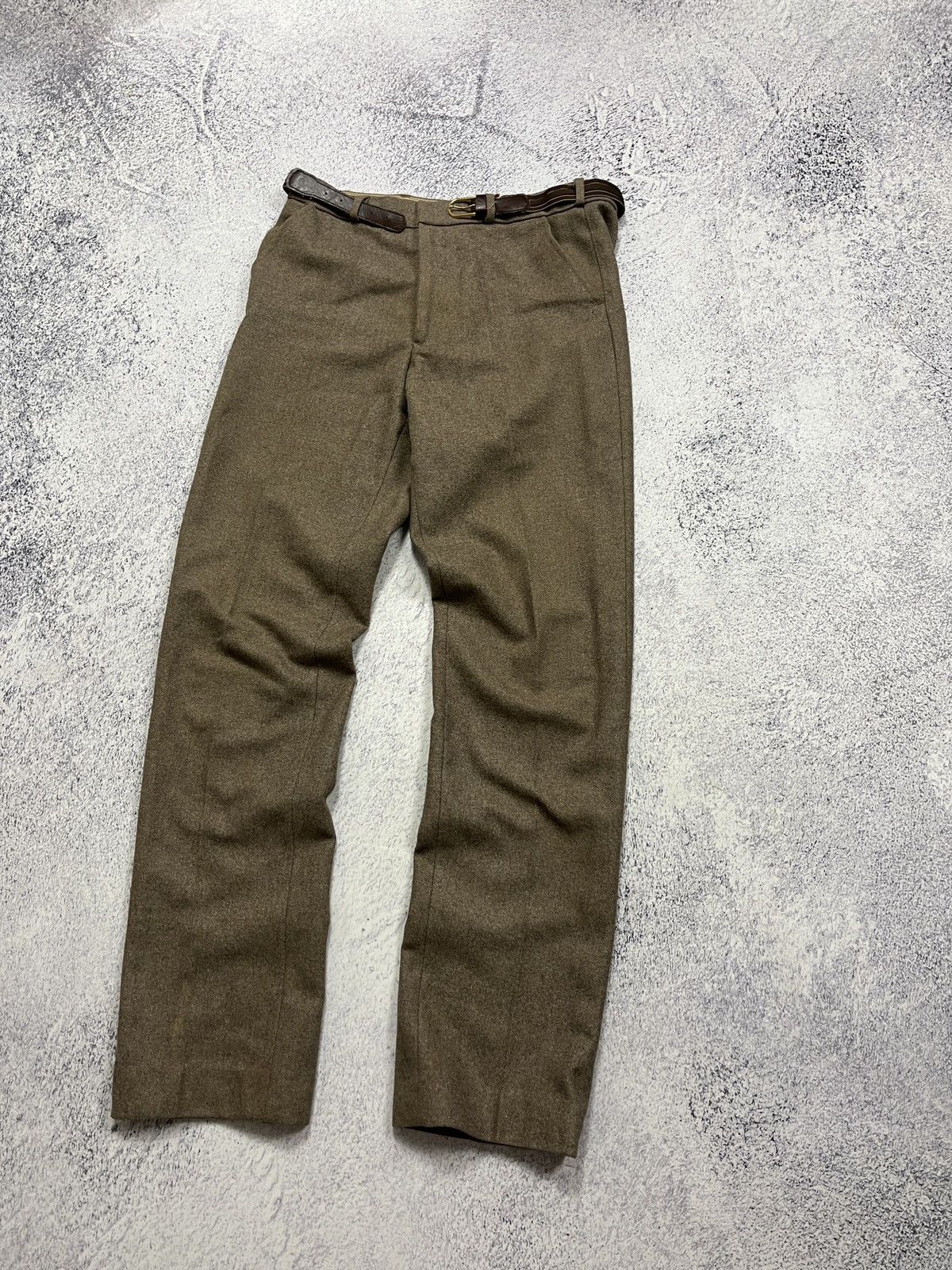 Vintage Vintage 90’s Made In UK Classic Wool Old Money Style Pants Size US 30 / EU 46 - 5 Thumbnail