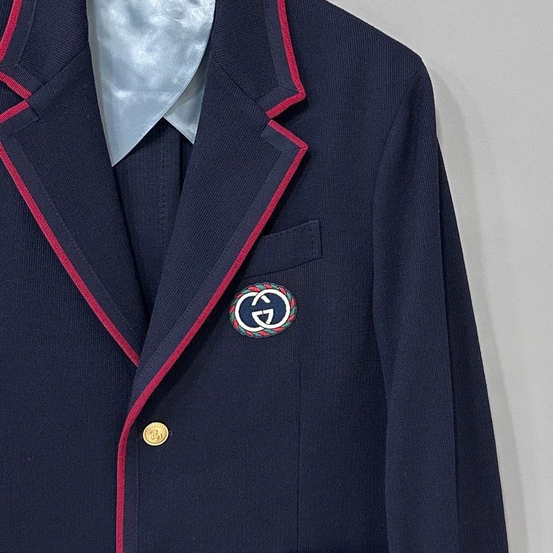 Gucci Gucci Wool College Style Blazer from Gucci-2507 Size US M / EU 48-50 / 2 - 3 Thumbnail
