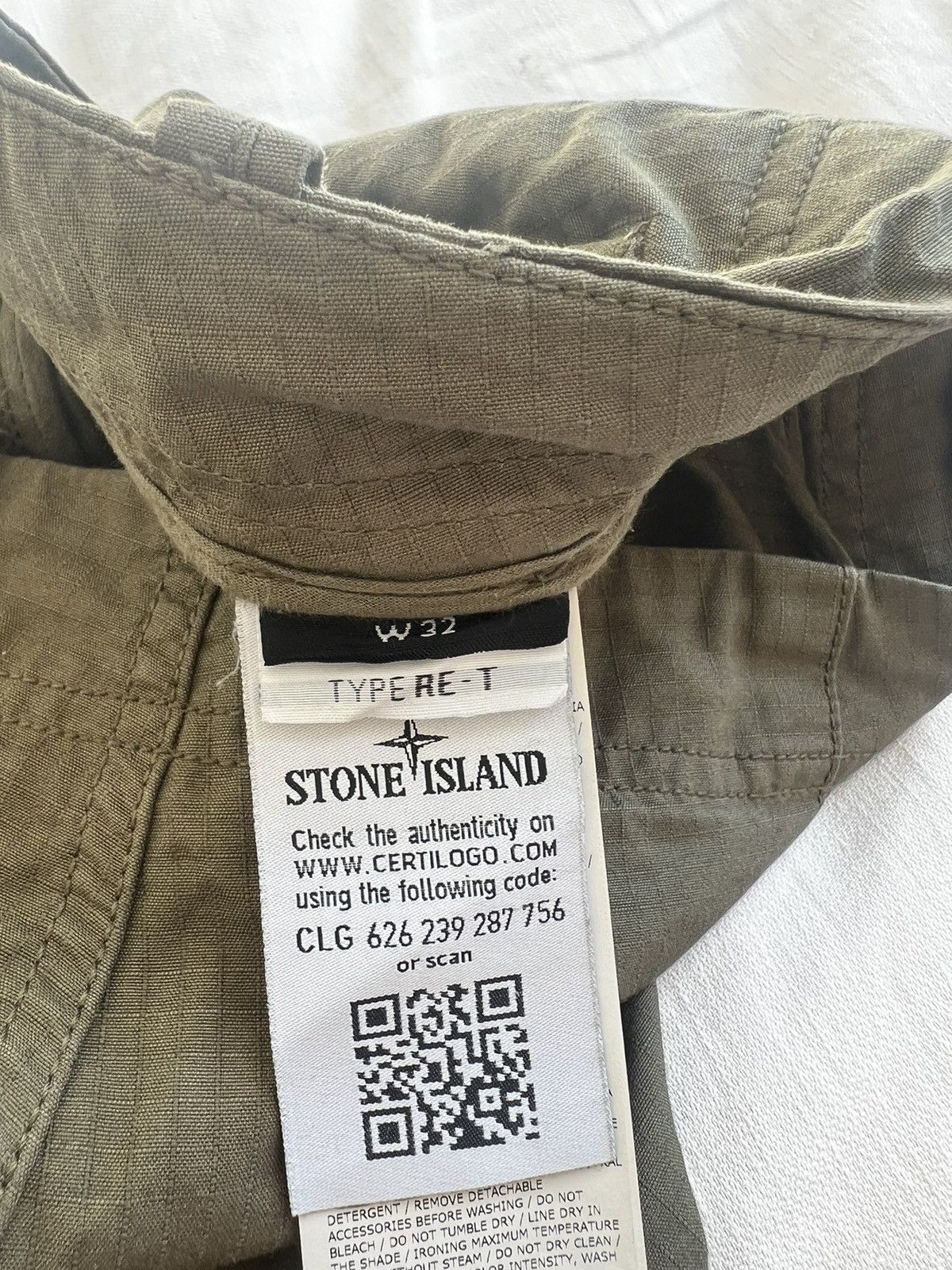 Stone Island Stone Island 41406 Cargo pants 32 olive Size US 32 / EU 48 - 6 Thumbnail