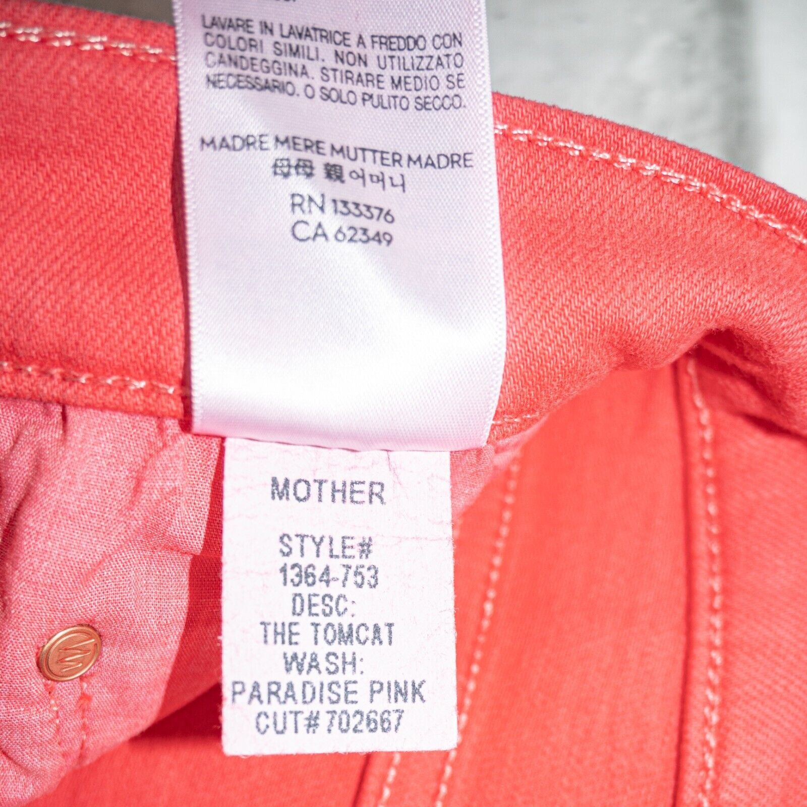 MOTHER MOTHER Denim Women's The Tomcat Ankle Jeans in Paradise Pink Size 26" / US 2 / IT 38 - 8 Thumbnail