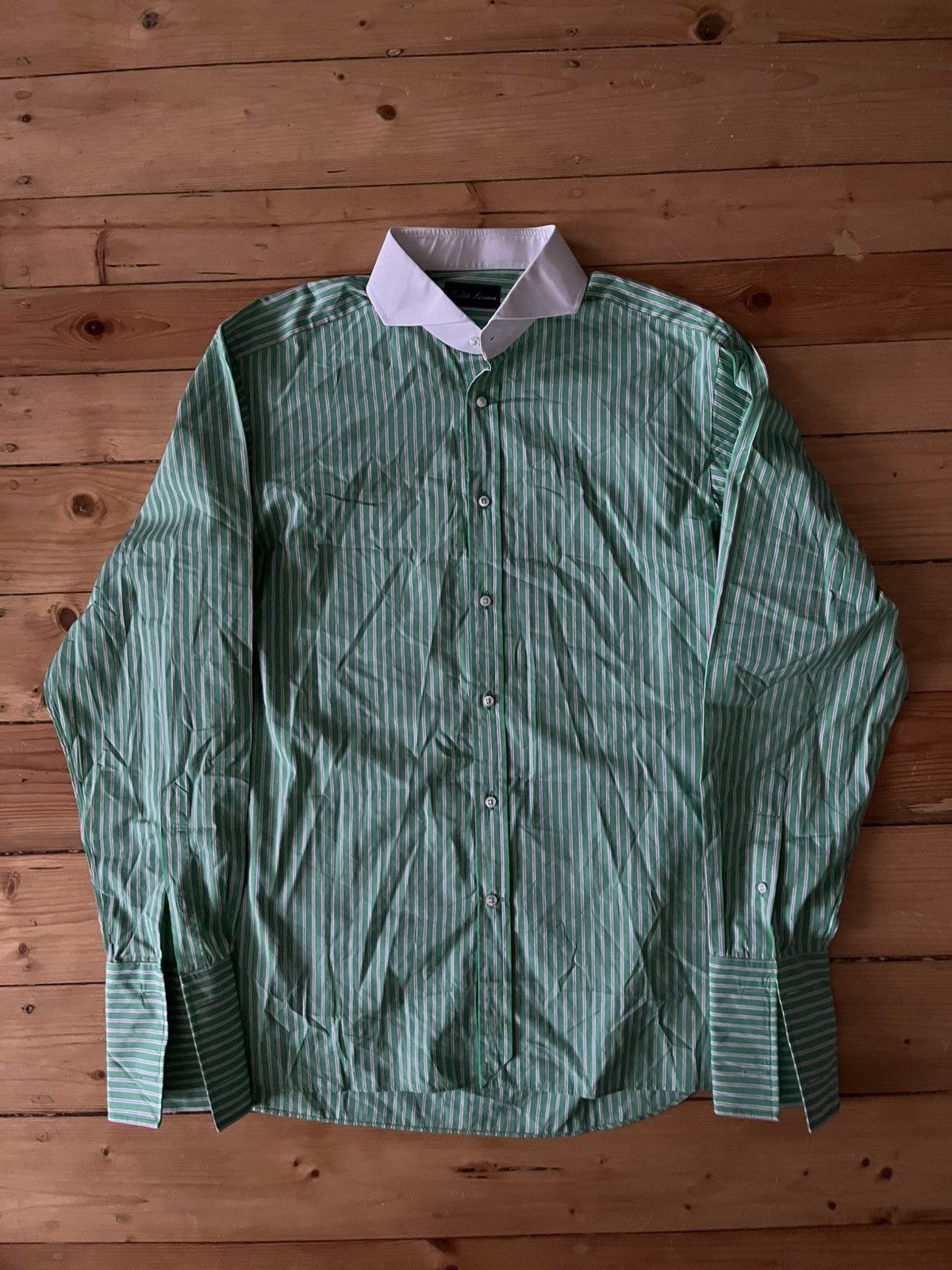 Ralph Lauren Purple Label Ralph Lauren purple label lalong sleeve shirt Size US XL / EU 56 / 4 - 2 Thumbnail