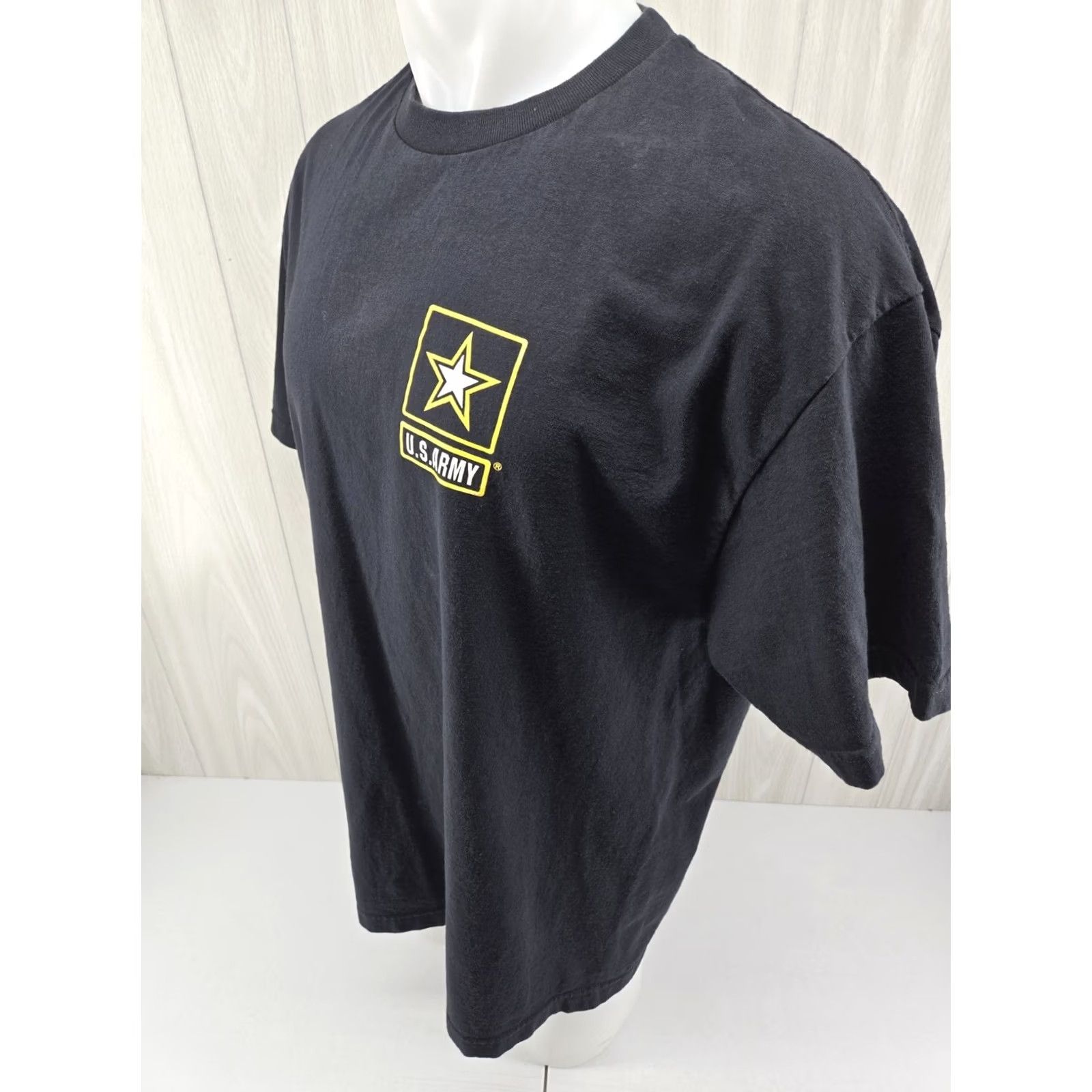 Vintage US Army Men’s Short Sleeve XL Black T-Shirt Go Army Murina USA Shirt Size US XL / EU 56 / 4 - 5 Thumbnail