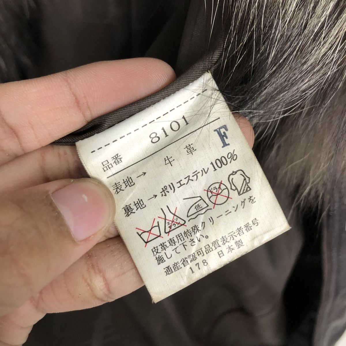 Vintage 🔥VINTAGE LEATHER LONG JACKET MINK FUR COLLAR LEATHACK JAPAN Size M / US 6-8 / IT 42-44 - 18 Thumbnail