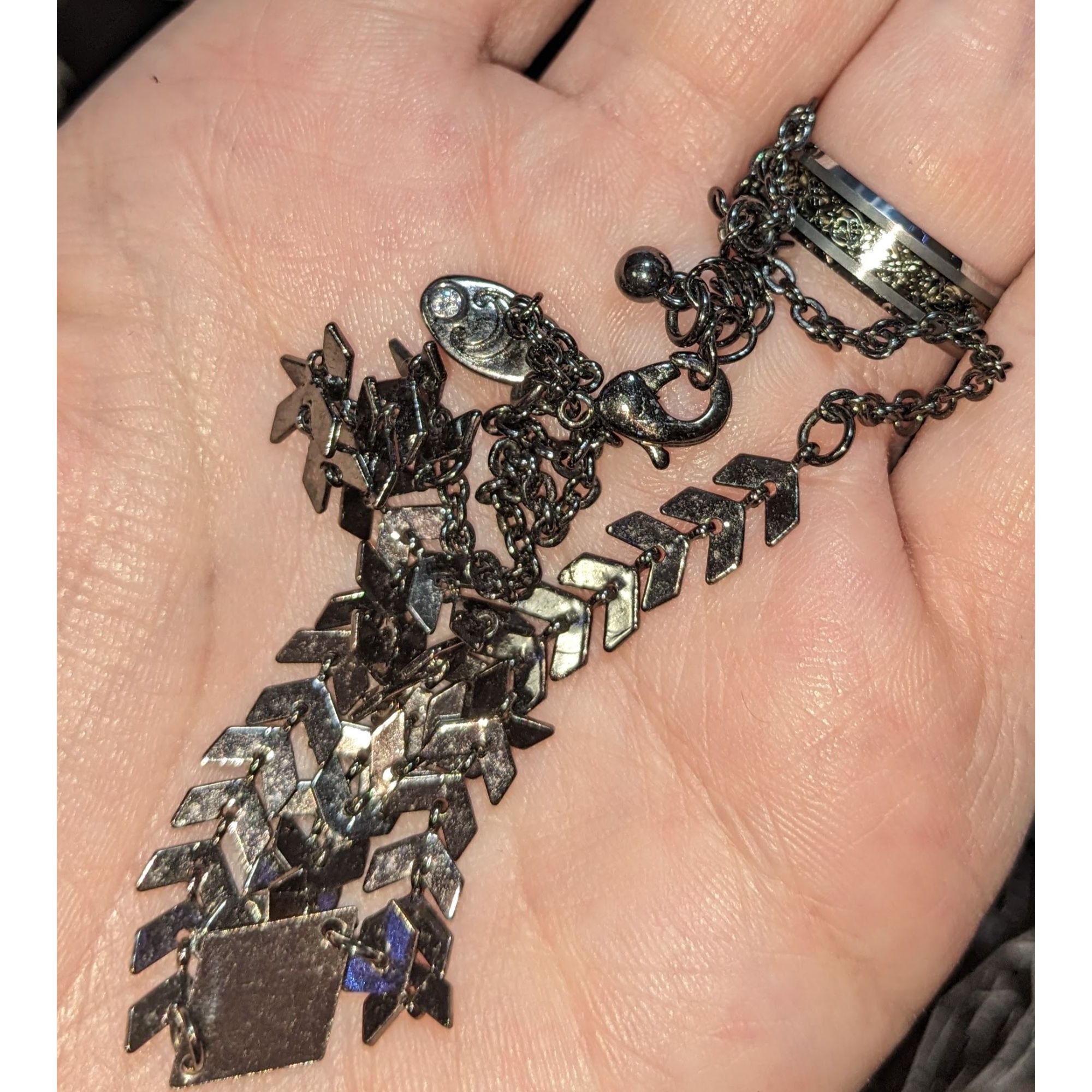 Other Charming Charlie Chevron Statement Necklace Size ONE SIZE - 3 Thumbnail