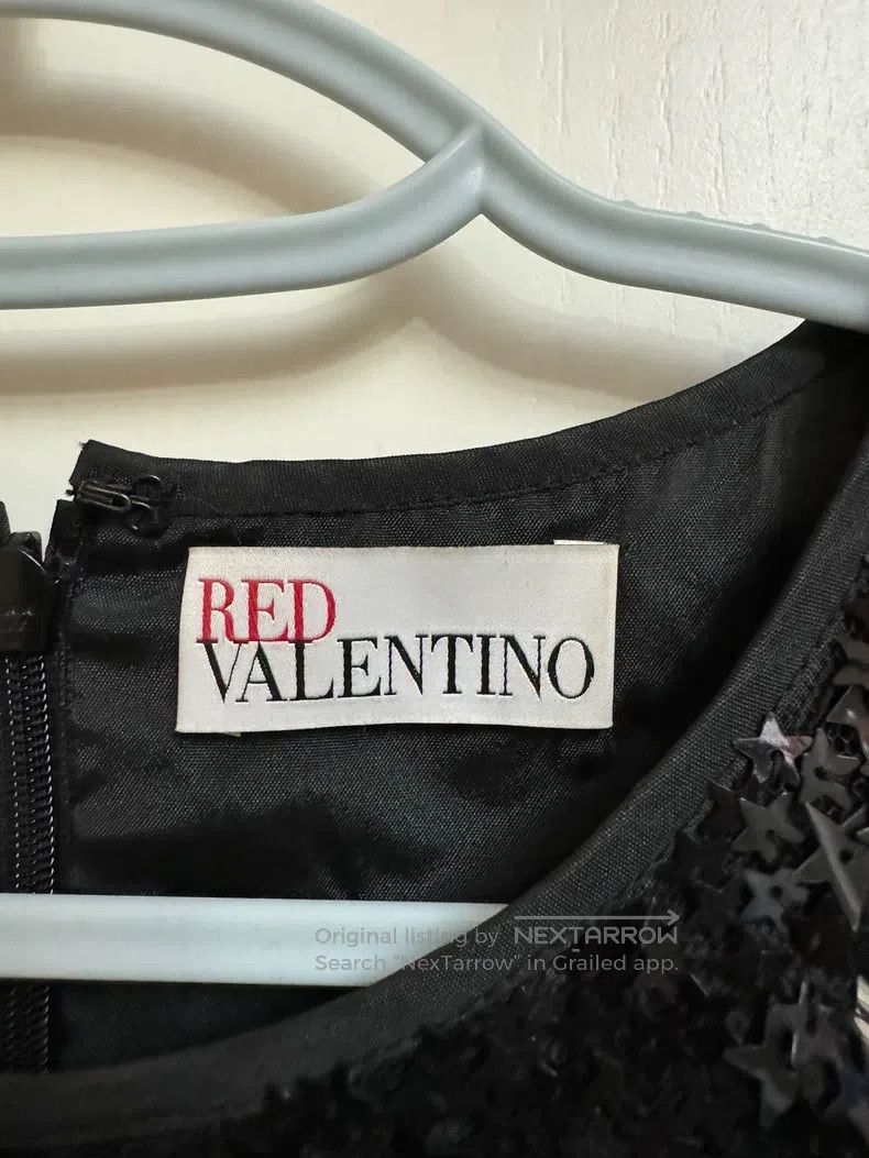 Valentino Valentino Black star studded beaded mesh dress Size S / US 4 / IT 40 - 4 Thumbnail