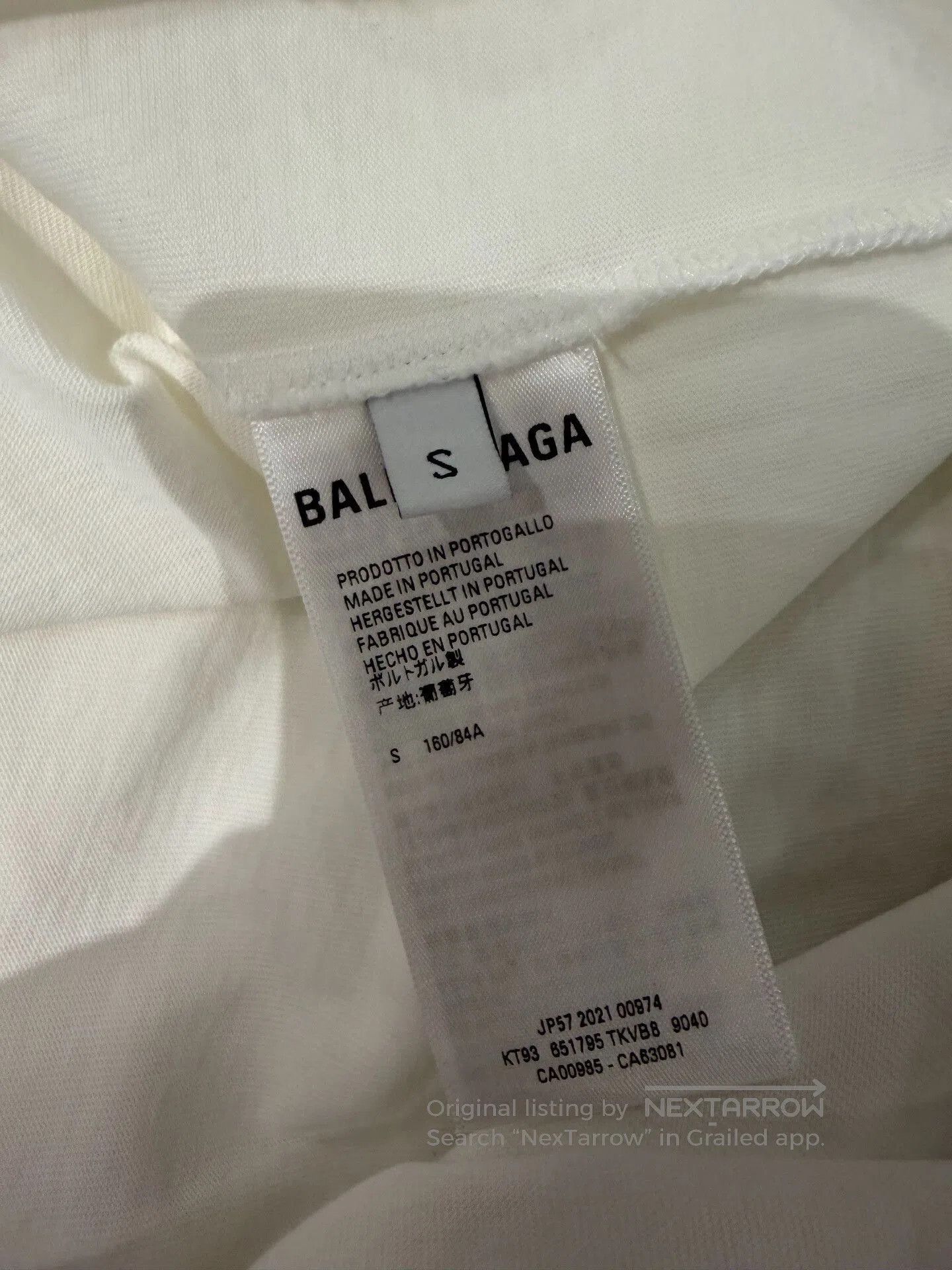 Balenciaga balenciaga classic distressed logo t. Size US S / EU 44-46 / 1 - 4 Thumbnail