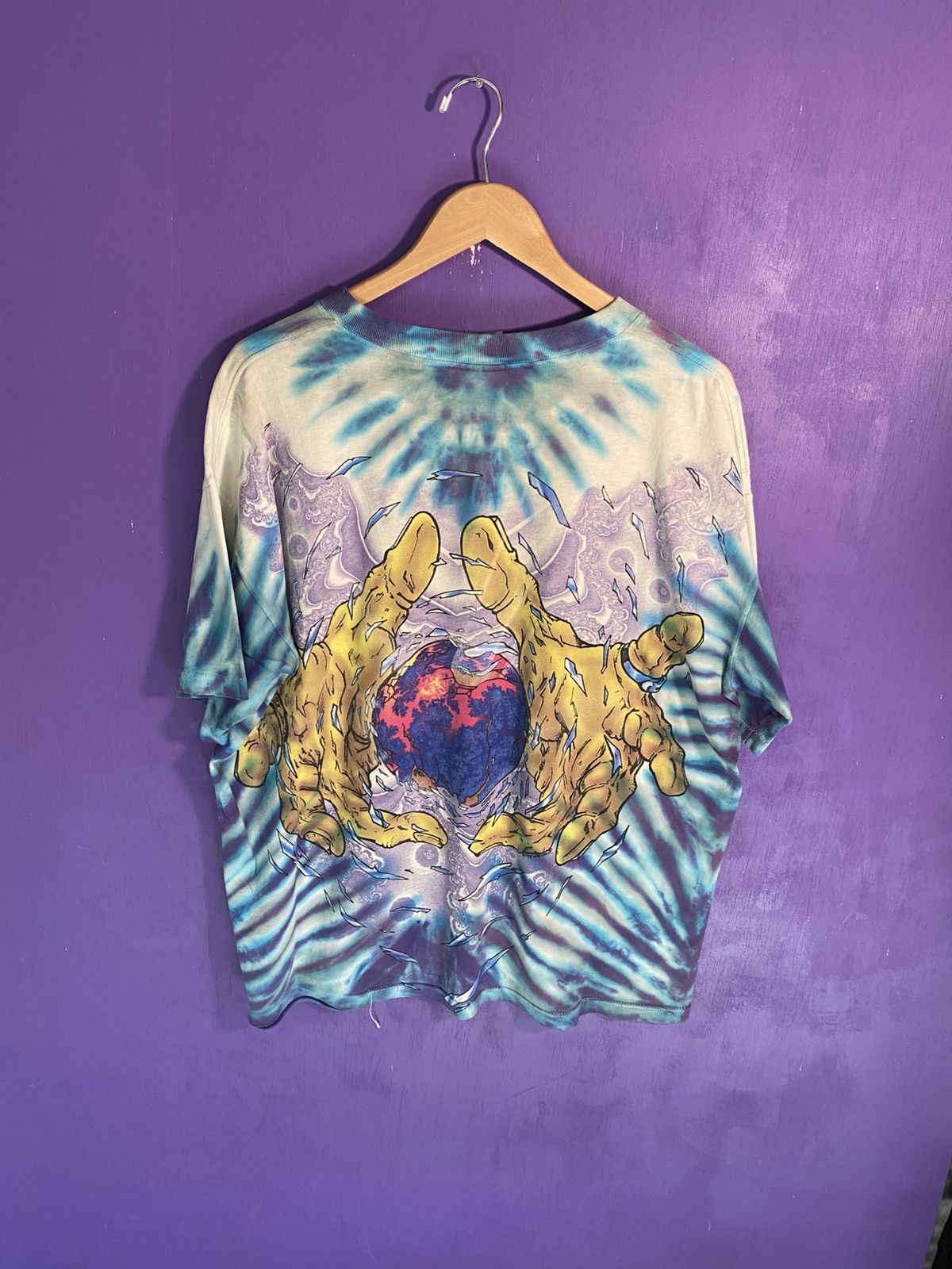 Arts & Science Vintage 90s Wild Oats wizard world AOP t-shirt Size US XL / EU 56 / 4 - 2 Thumbnail