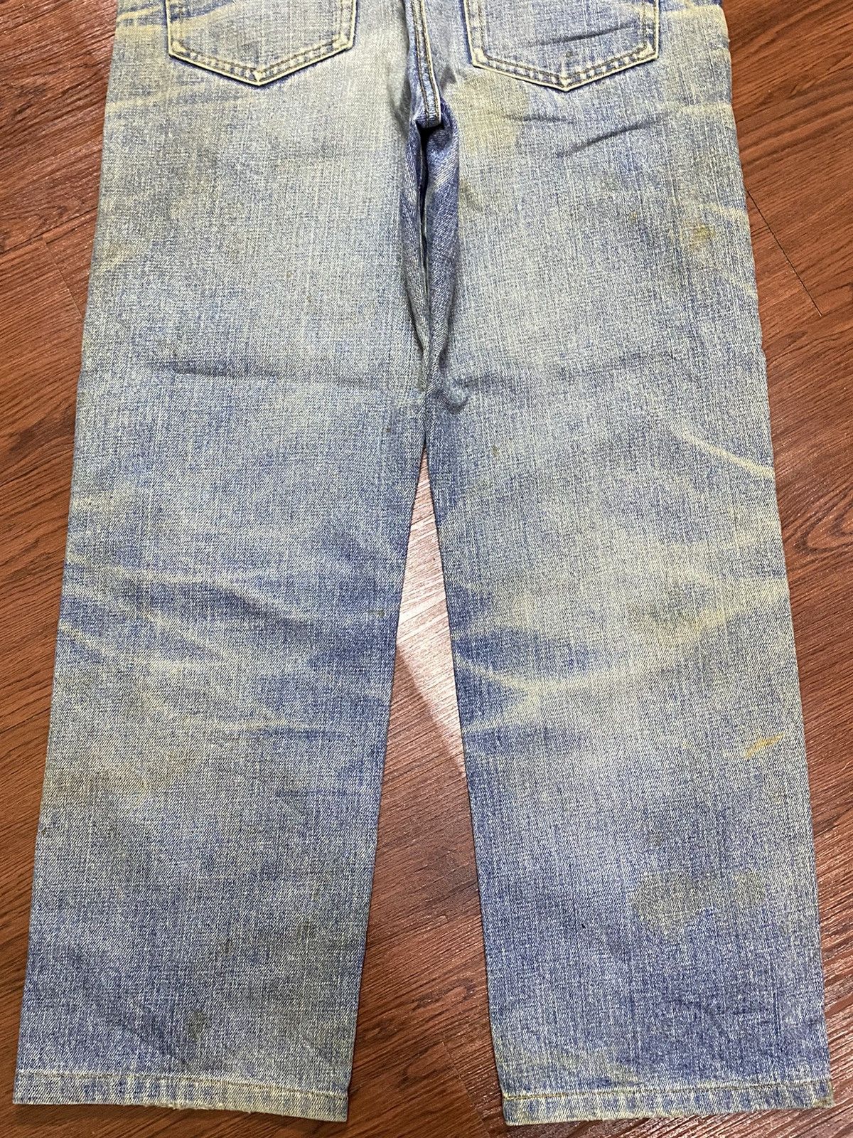 Japanese Brand Vintage Japanese Brands Uniqlo Crazy Mud Wash Loose Jeans Size US 32 / EU 48 - 6 Thumbnail