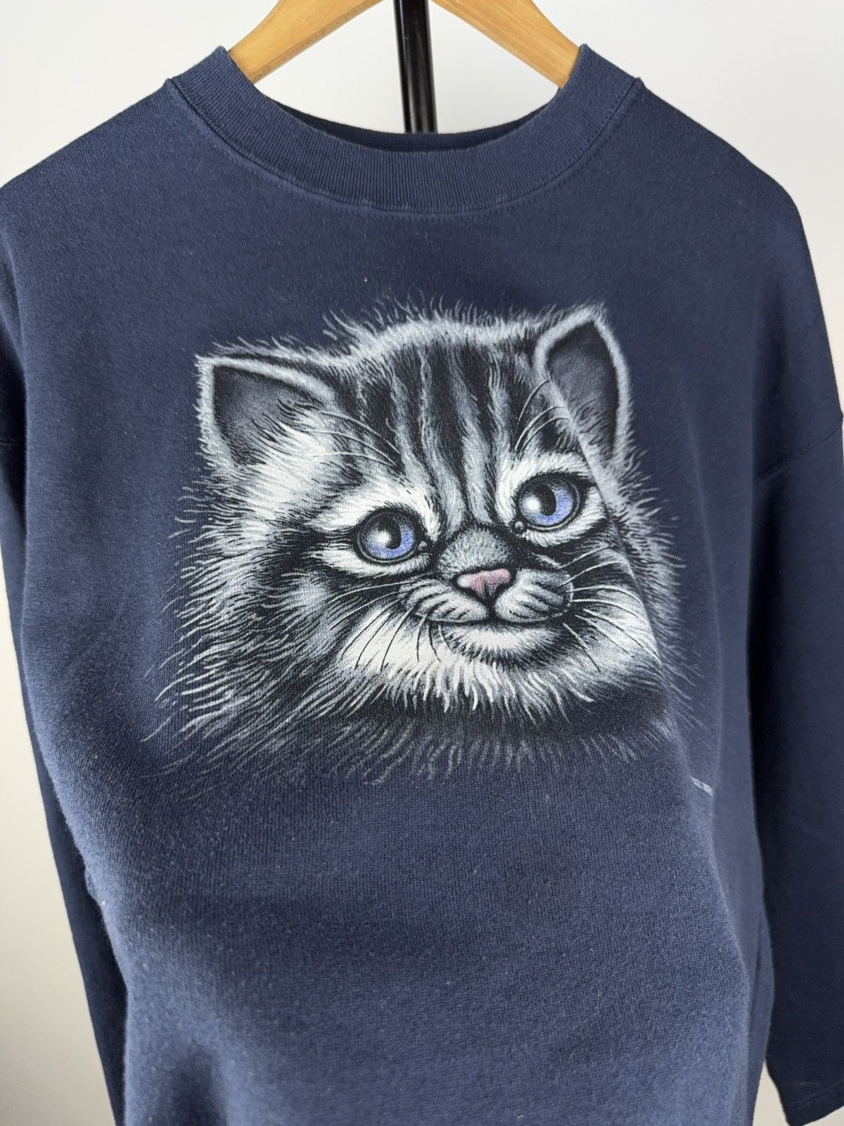 The Mountain Vintage 90s Retro Logo Japanese Animal Art Cat Sweatshirt Size US XL / EU 56 / 4 - 4 Thumbnail