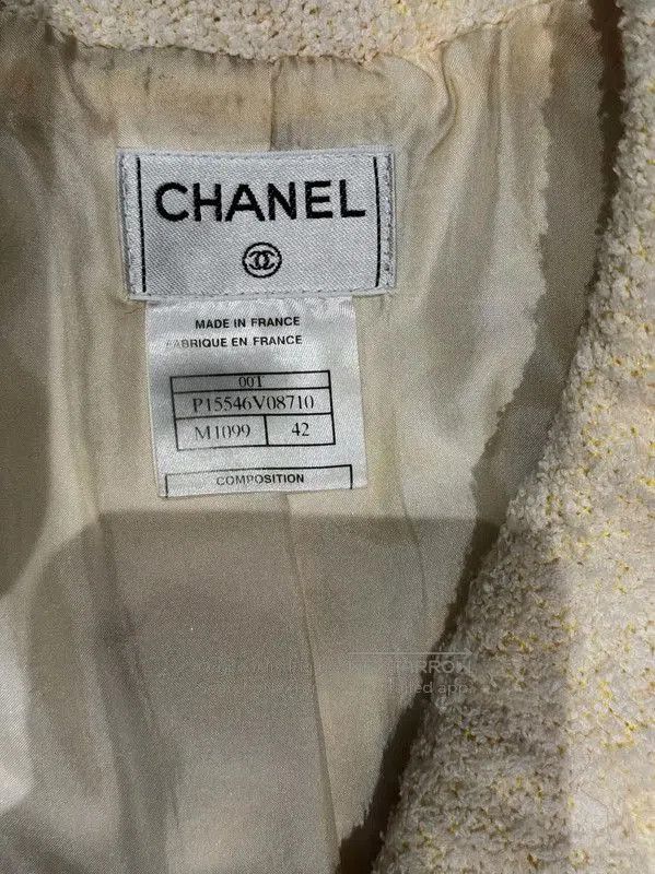 Chanel Chanel Cream Wool Boucle Sweater . Size M / US 6-8 / IT 42-44 - 8 Thumbnail