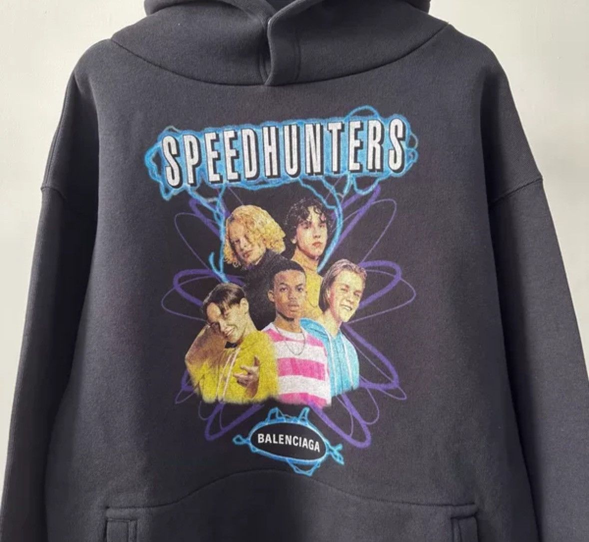 Balenciaga BALENCIAGA FW18 Speedhunters Band Portrait Printed Hoodie Size US XS / EU 42 / 0 - 3 Thumbnail