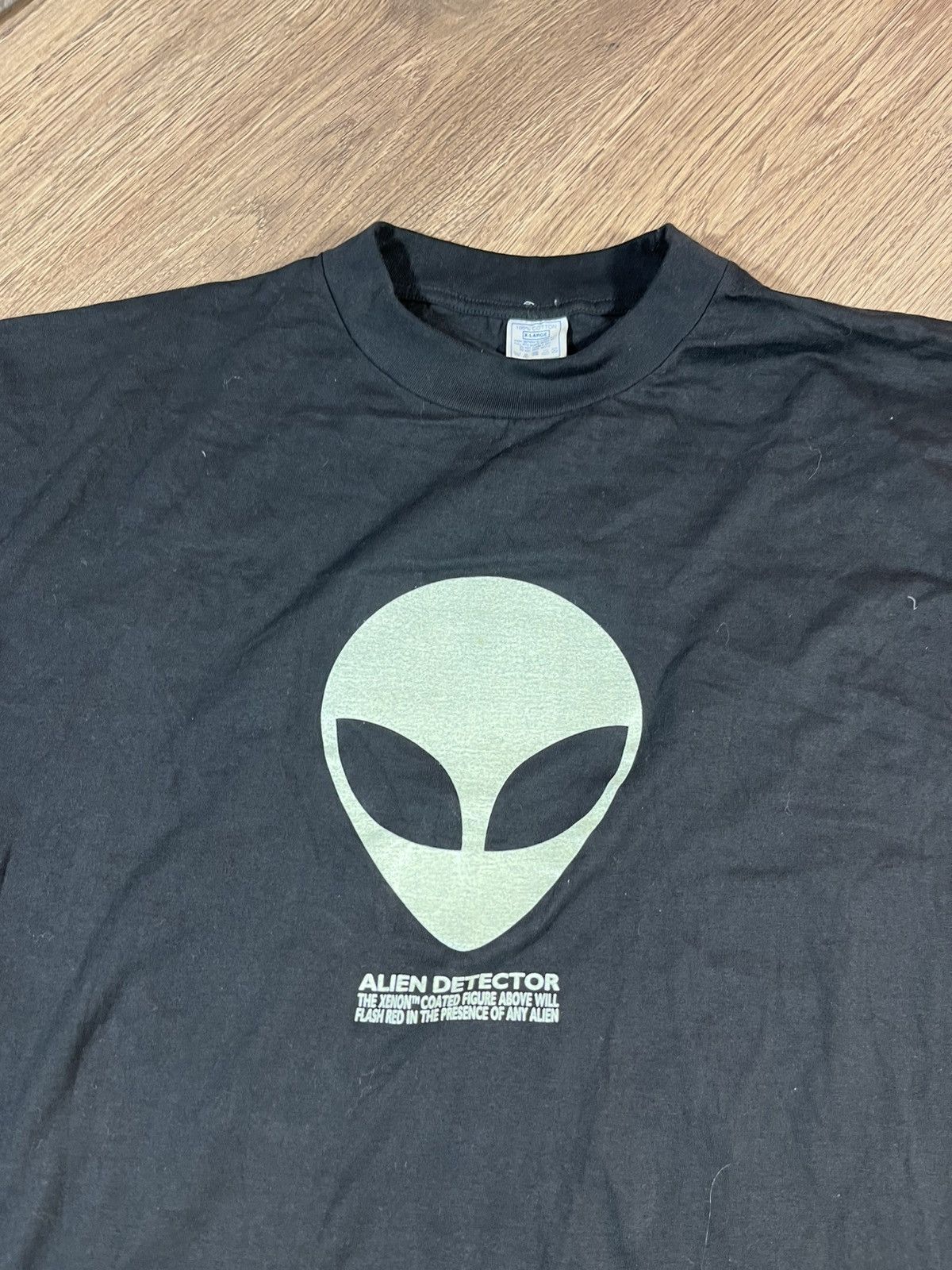 Band Tees Rare👽🦠Vintage 90s Alien Detector Reflective T Shirt Size US XL / EU 56 / 4 - 3 Thumbnail