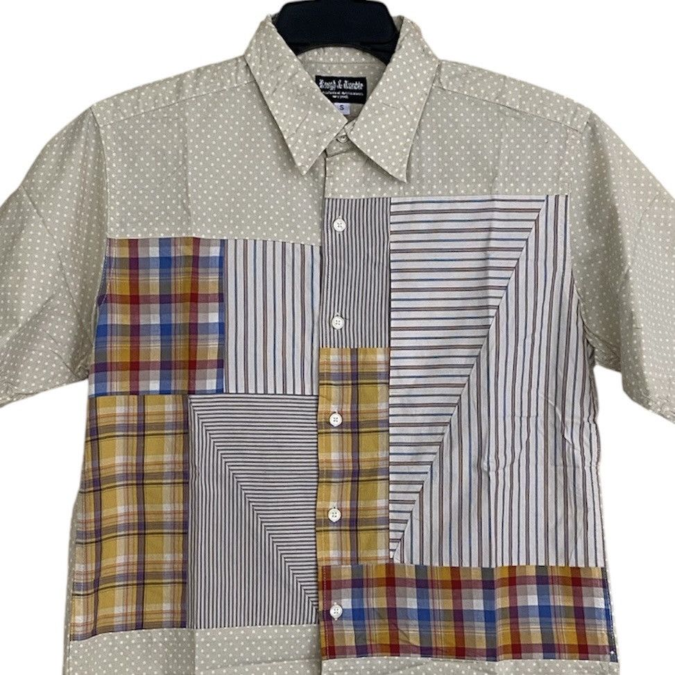 Nepenthes ROUGH & TUMBLE SS15 POLKA DOT BLOCK SHIRT Size US S / EU 44-46 / 1 - 4 Thumbnail