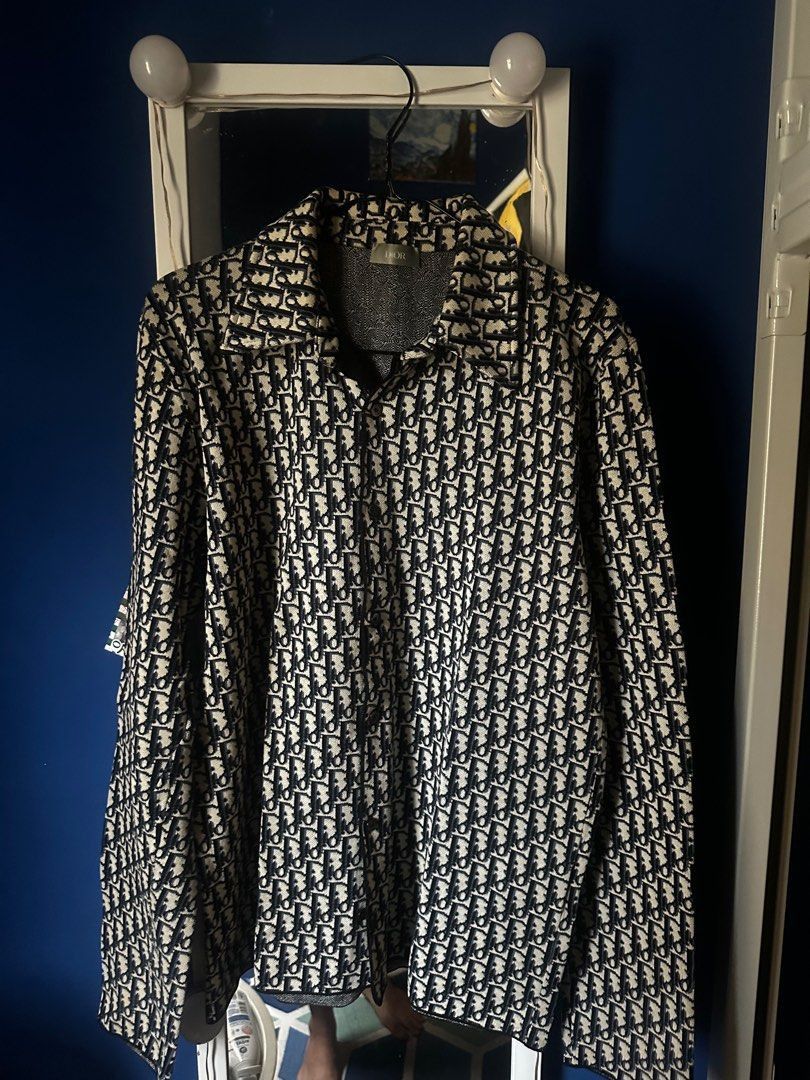 Dior Christian dior oblique over knitshirt Size US S / EU 44-46 / 1 - 1 Thumbnail