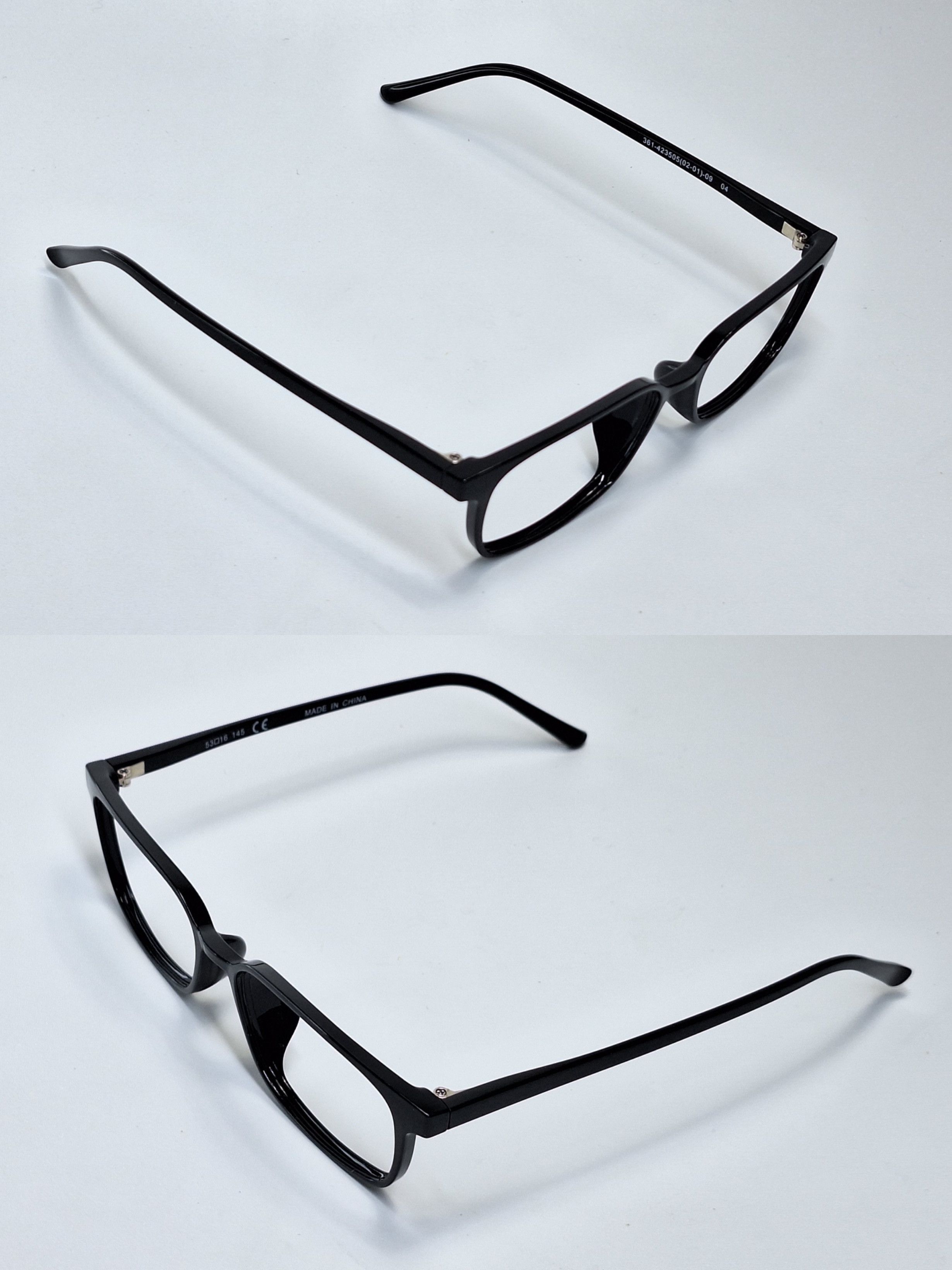 Uniqlo Uniqlo Square Ultra Light Frame 361-423505 8g Black Y2K Size ONE SIZE - 6 Thumbnail
