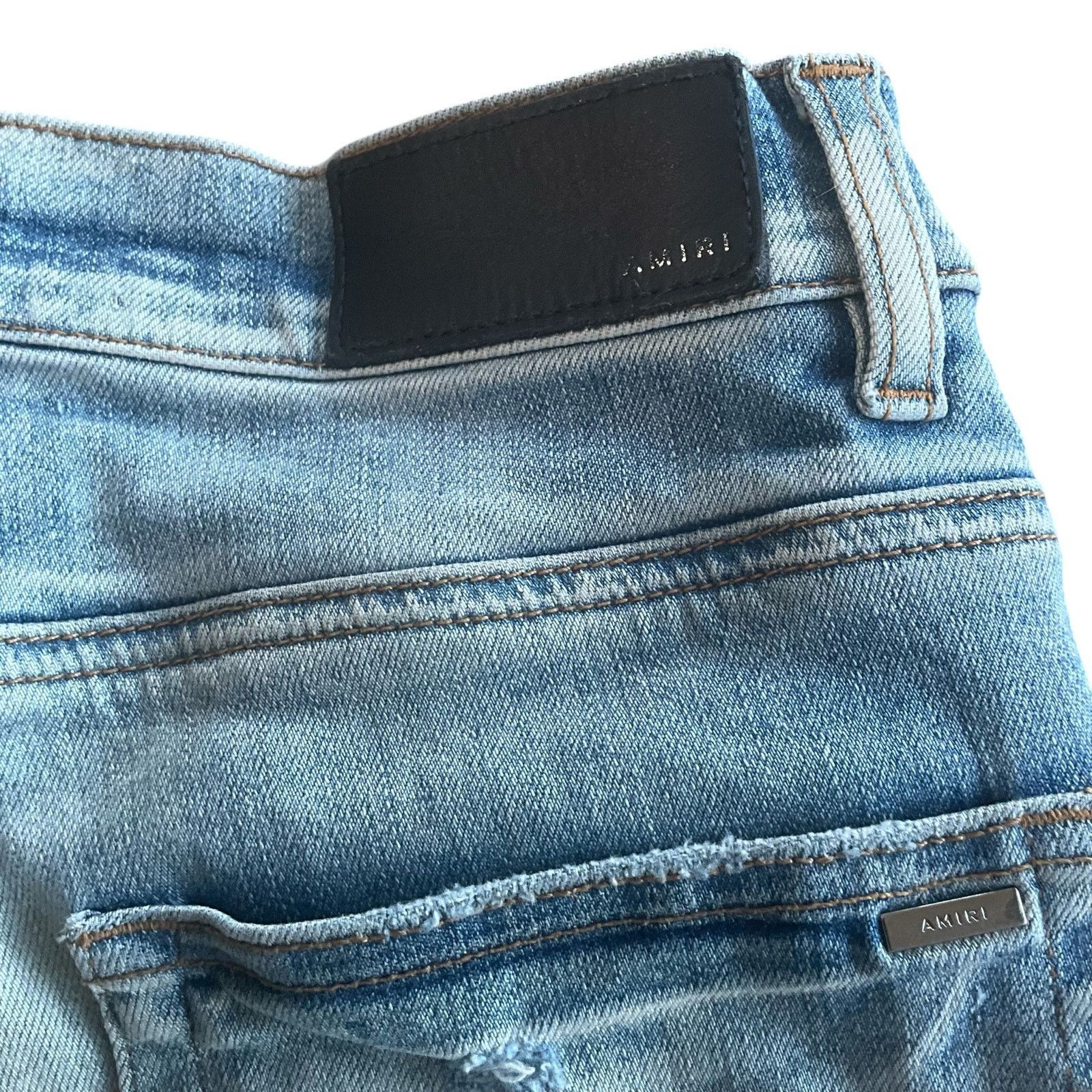 Amiri AMIRI: Men's Slim Fit Tie Dye Art Patch Jeans - 30 Size US 30 / EU 46 - 6 Thumbnail