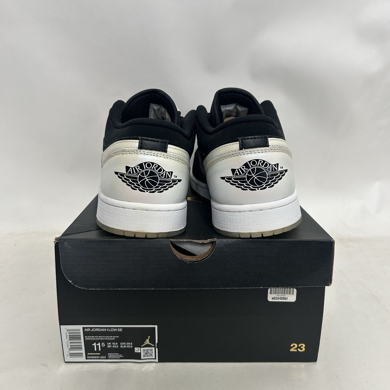 Nike Nike Air Jordan 1 Low SE Retro “Diamond Shorts” Size US 11.5 / EU 44-45 - 4 Thumbnail
