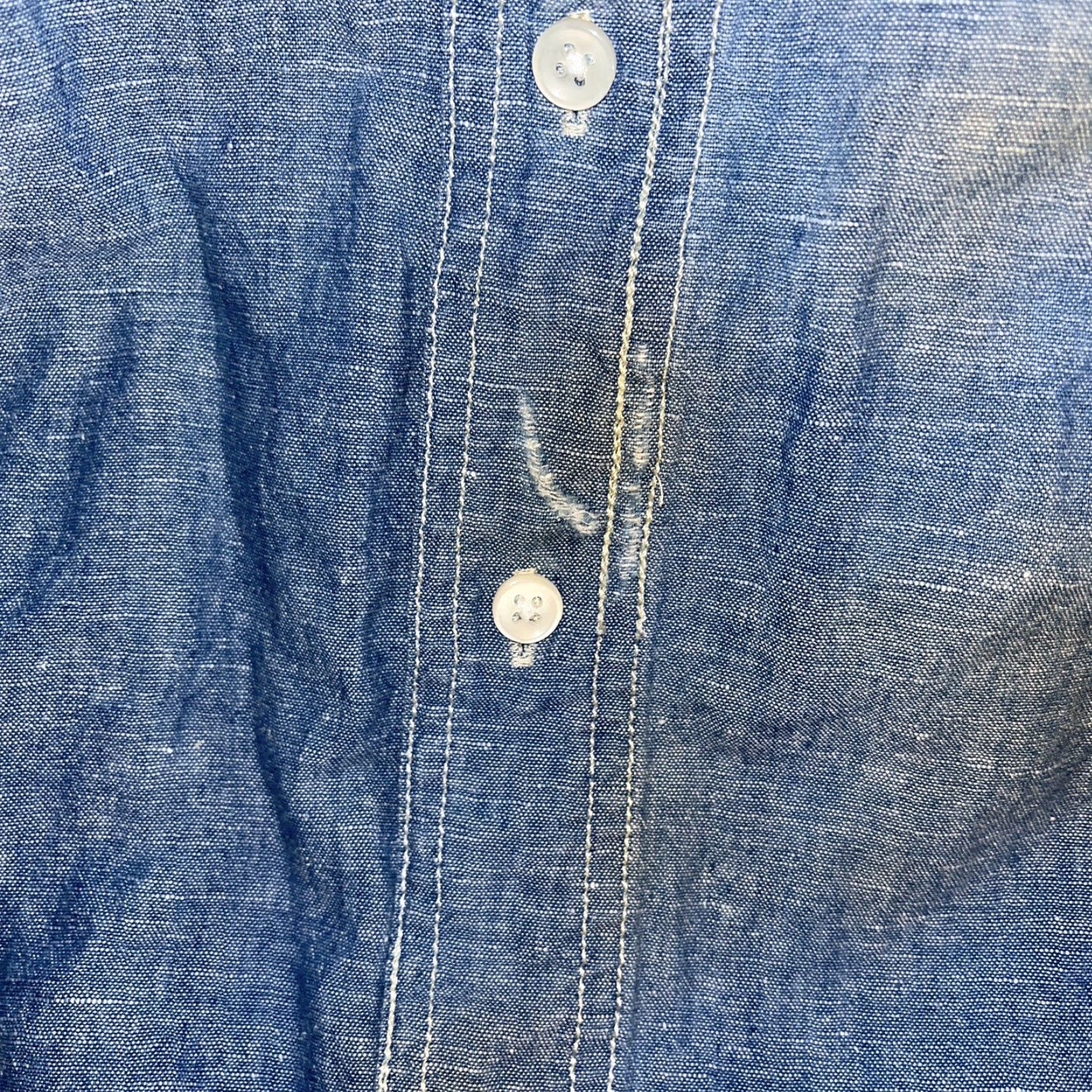 J.Crew J.CREW Vintage Light Blue Cotton Linen Button-Up Shirt Women’s Regular Size S Long Sleeve Size S / US 4 / IT 40 - 3 Thumbnail