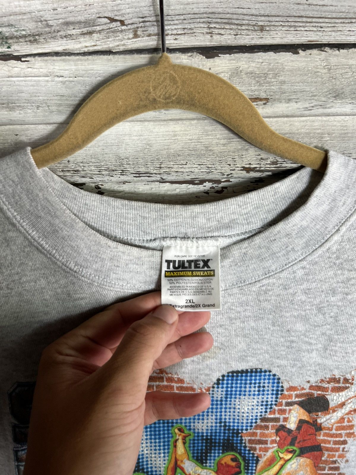 Vintage Vintage Wrestling Sweatshirt Size US XXL / EU 58 / 5 - 4 Thumbnail