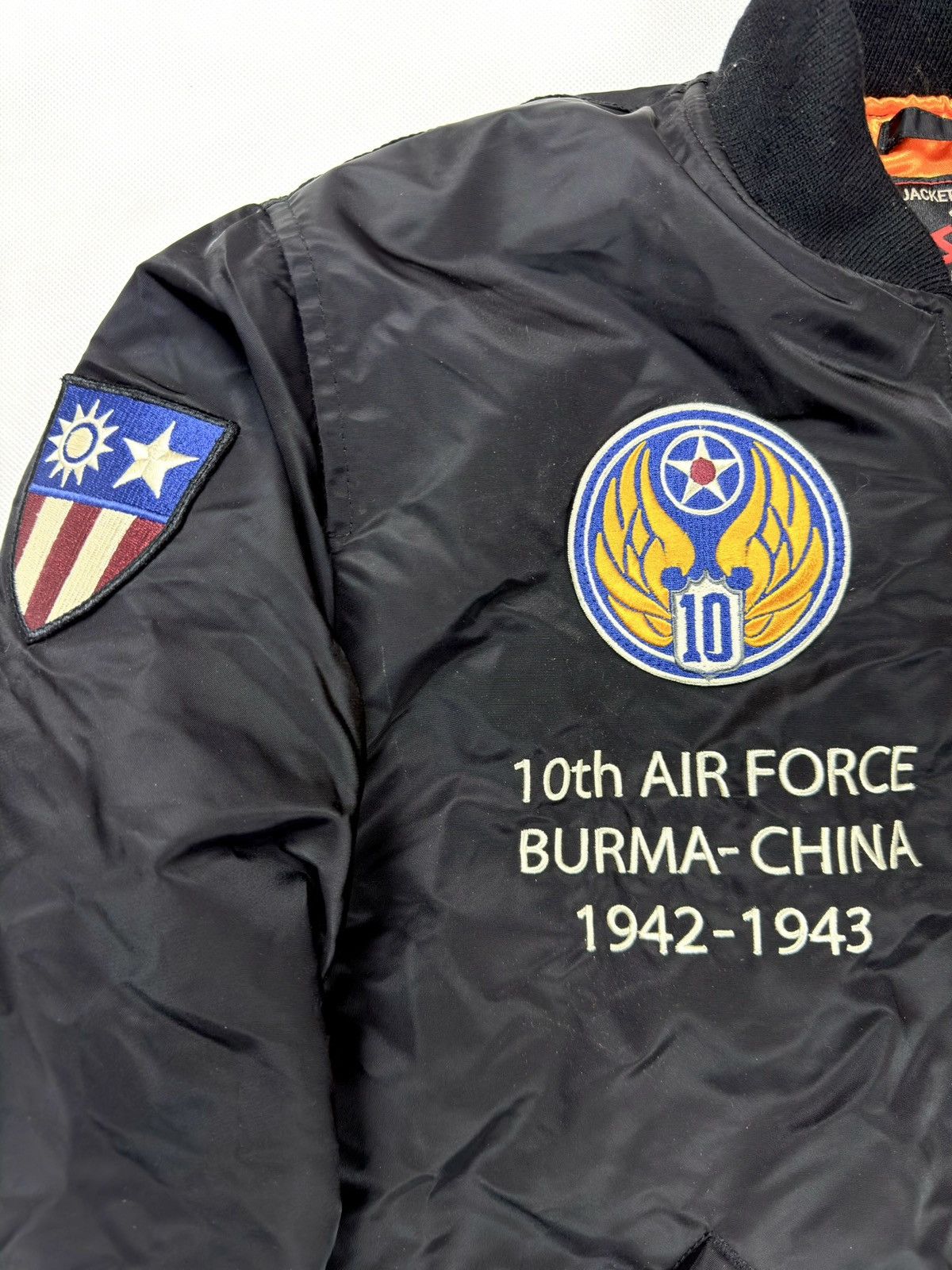 Schott Schott Flying Tenth MA-1 Bomber Jacket Size US M / EU 48-50 / 2 - 6 Thumbnail