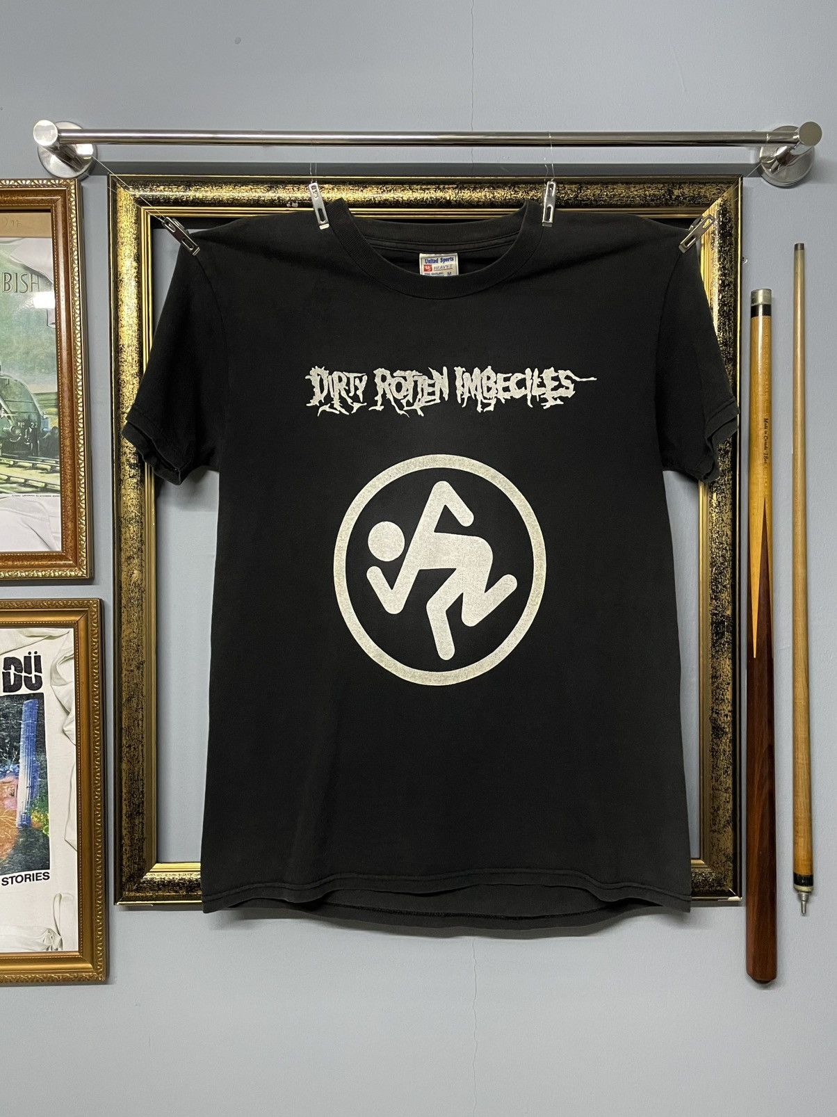 Band Tees Vintage Original 90s Dirty Rotten Imbeciles Punk Faded Tee Size US M / EU 48-50 / 2 - 1 Thumbnail