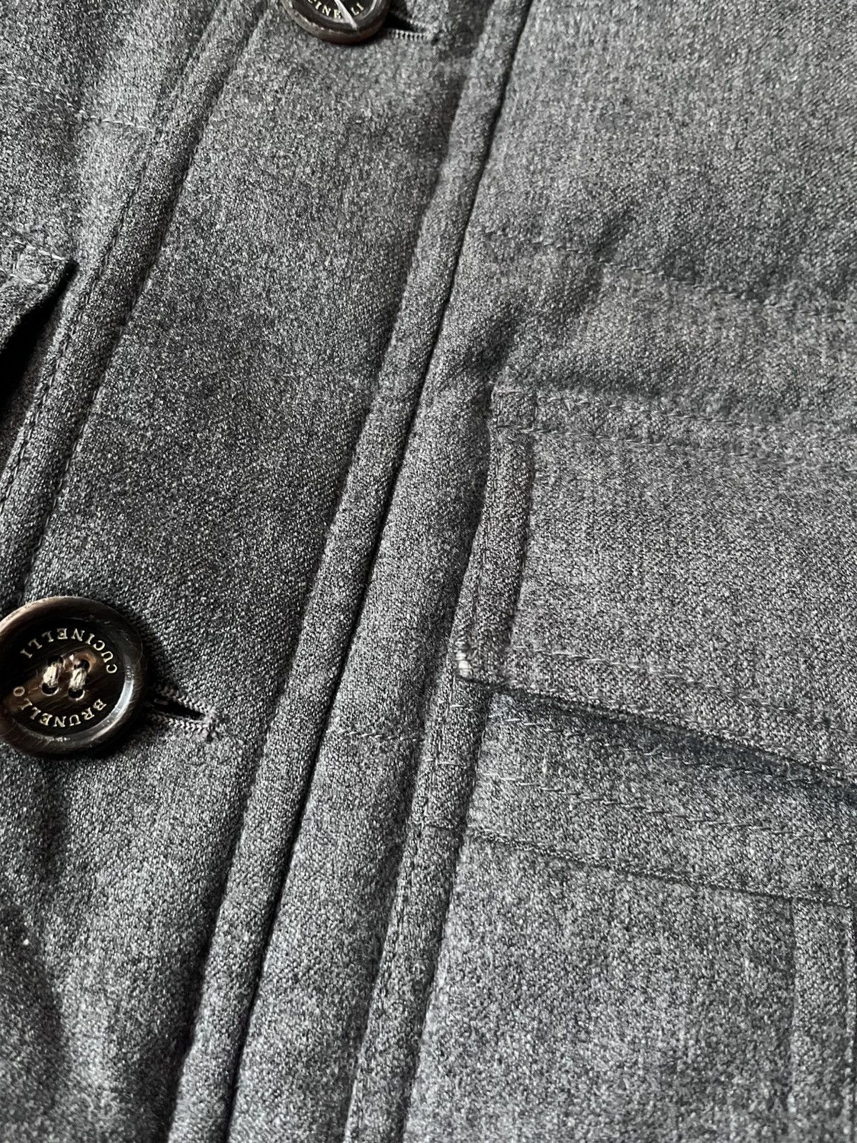 Brunello Cucinelli Brunello Cucinelli multi pocket jacket wool silk cashmere Size US L / EU 52-54 / 3 - 11 Thumbnail