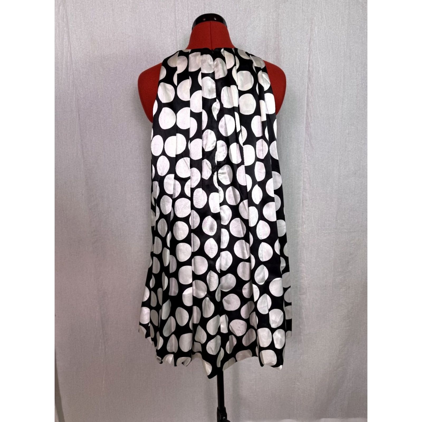 Layer 8 Sandra Darren Womens Dress L Polka Dot Sleeveless Layer Multicolor D873 Size L / US 10 / IT 46 - 4 Thumbnail